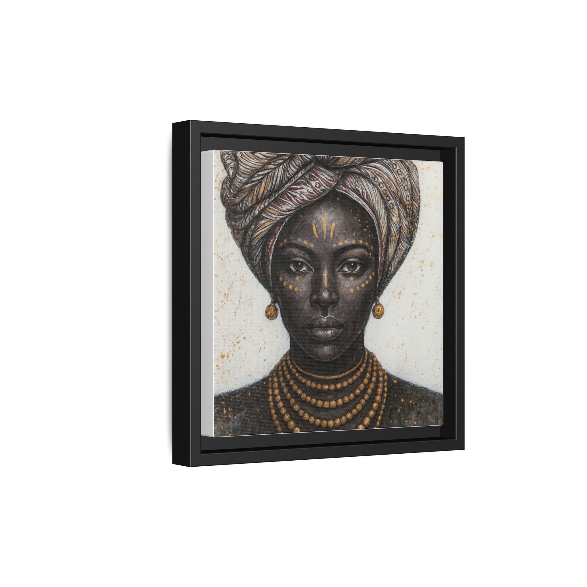 White Artistic African Lady