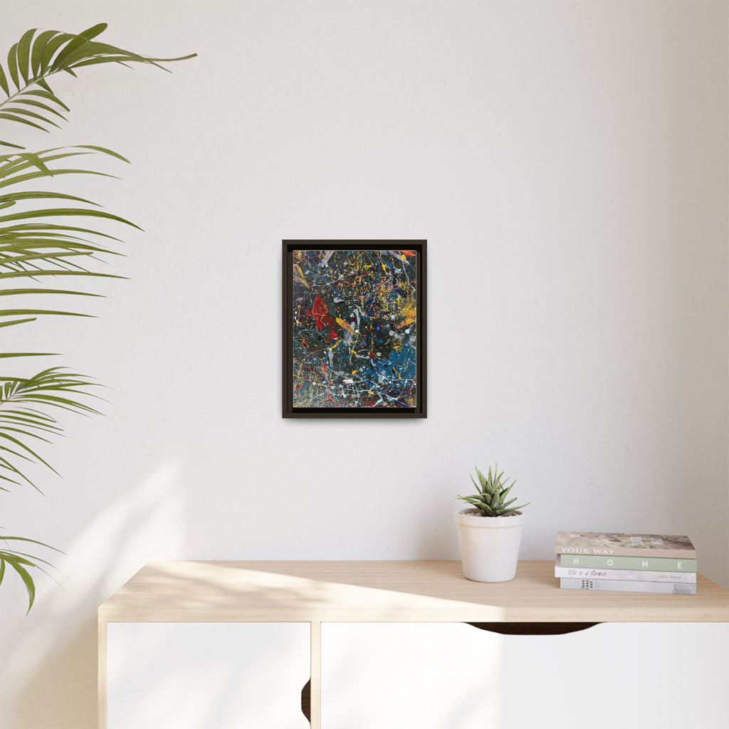Colorful Abstract Framed Canvas Art
