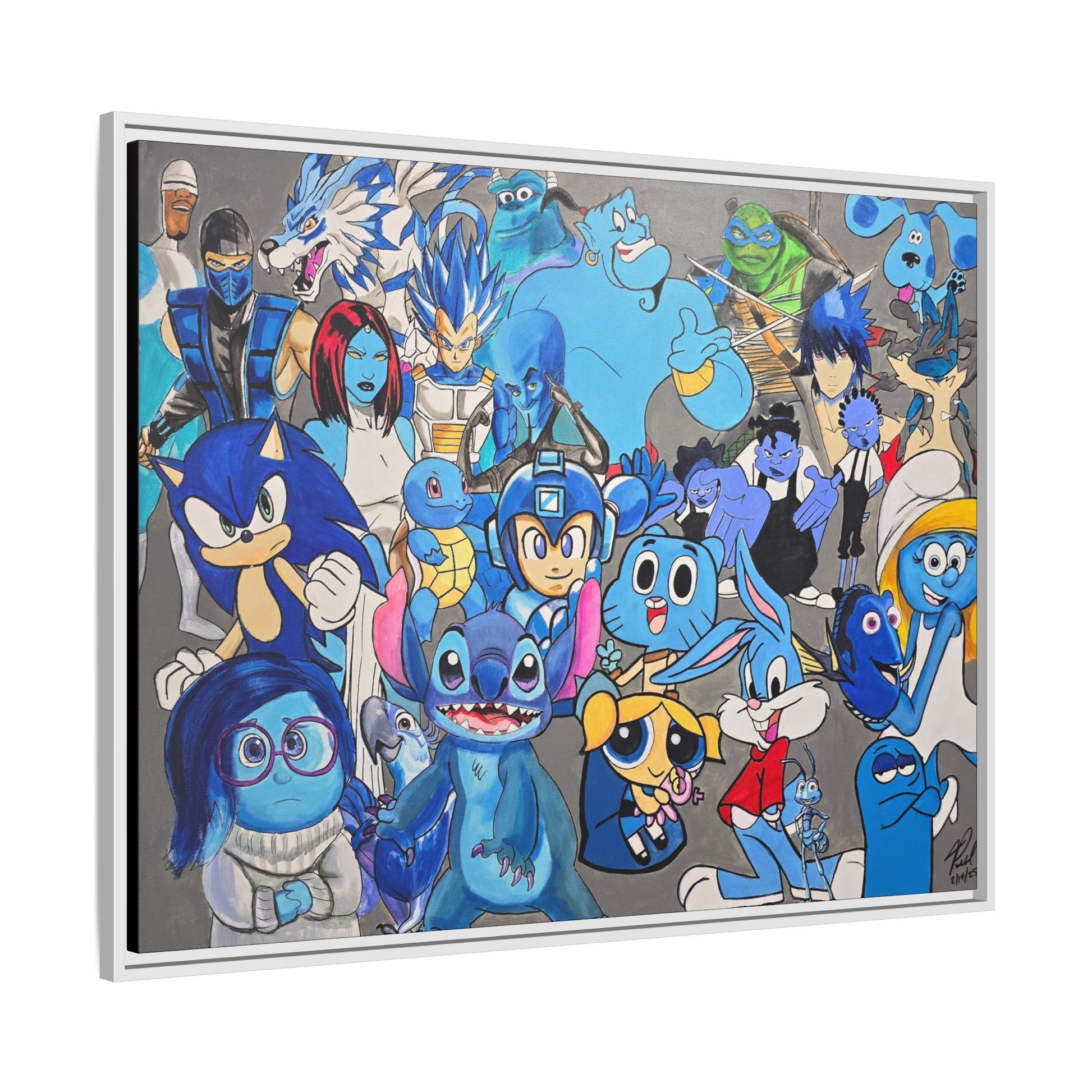 Blue Characters