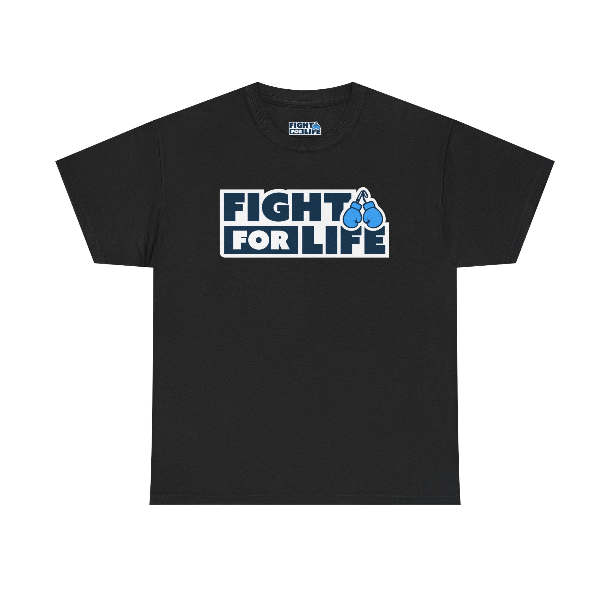 Fight For Life T-Shirt — Black Tee