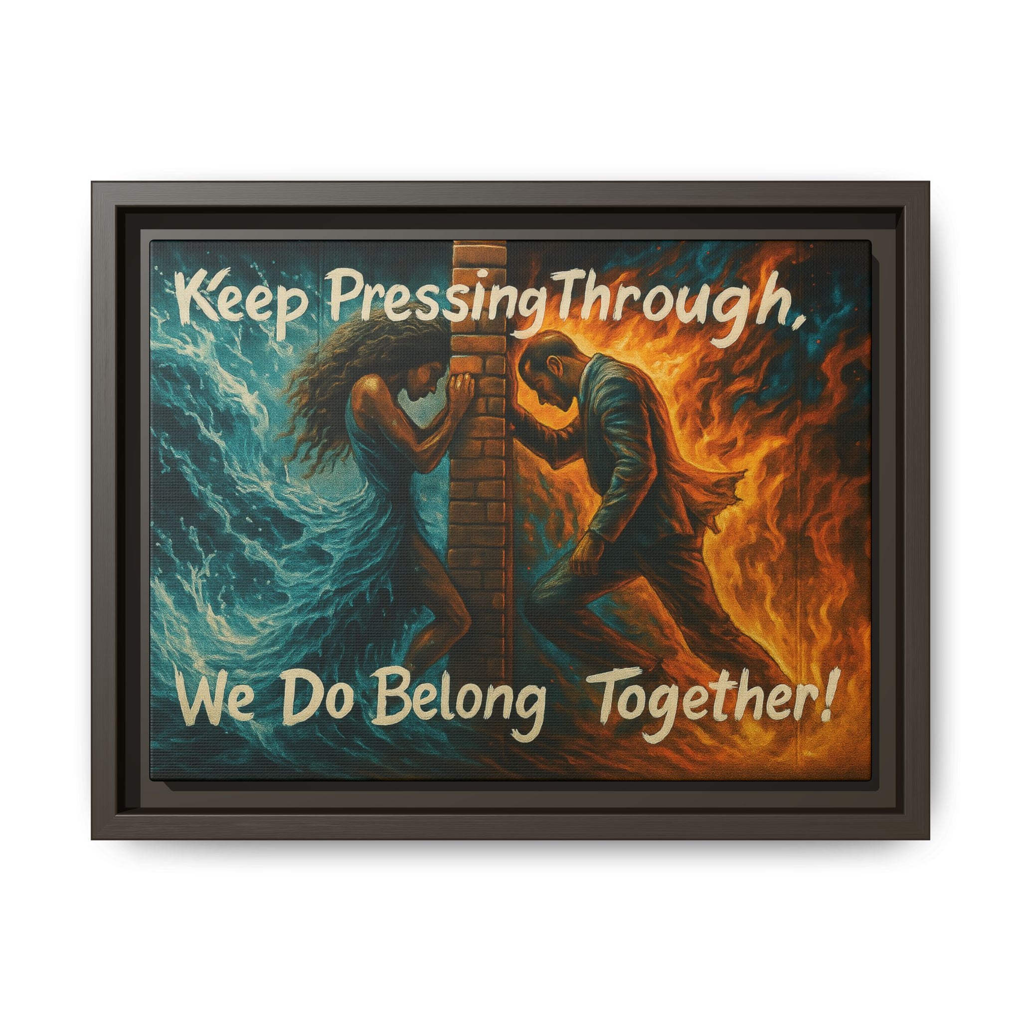 Matte Canvas, Framed (Multi-color)