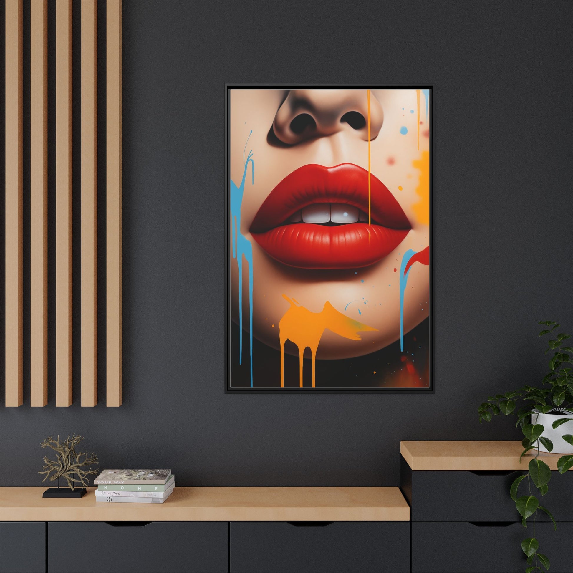 Color Drip Lips