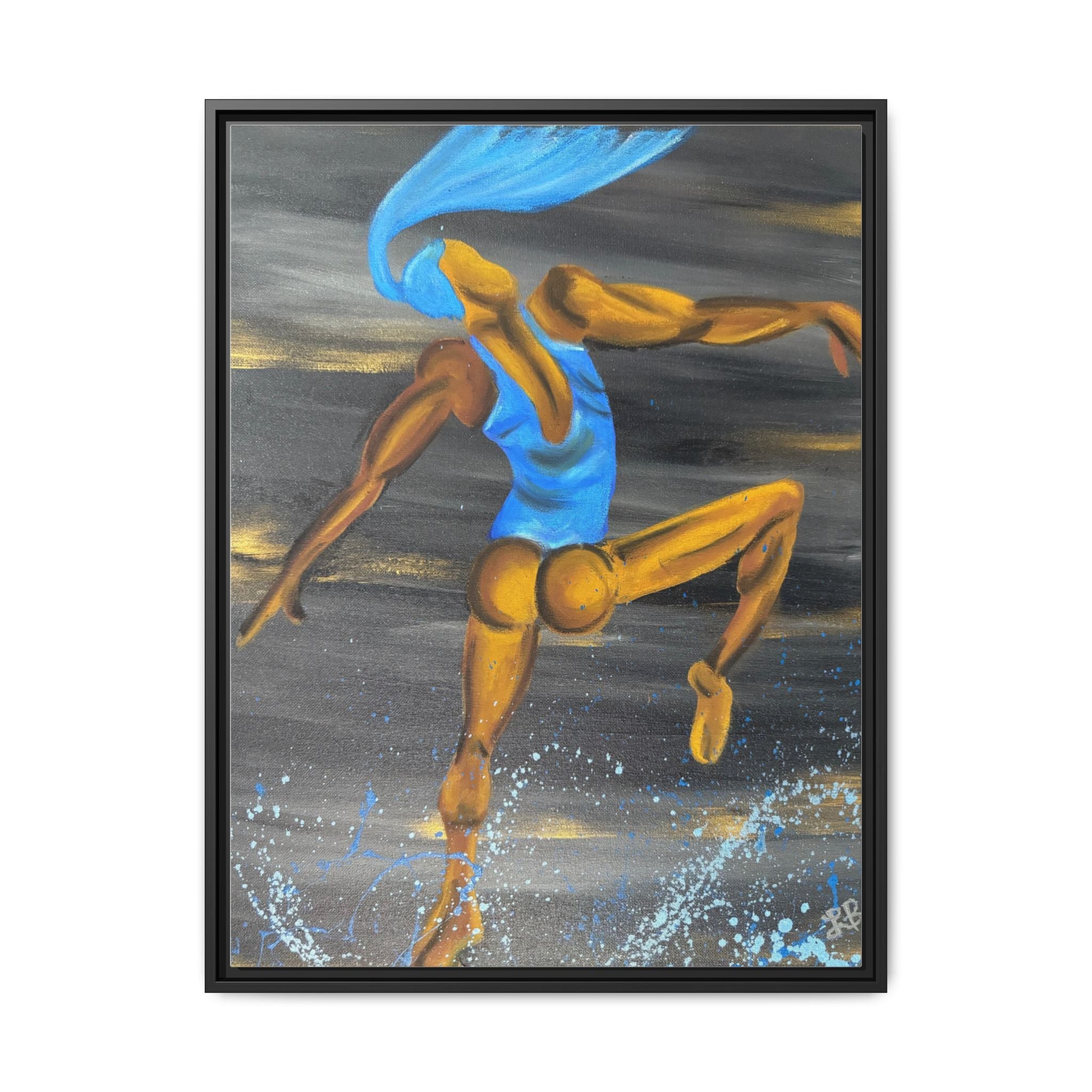 Dynamic Blue Dancing