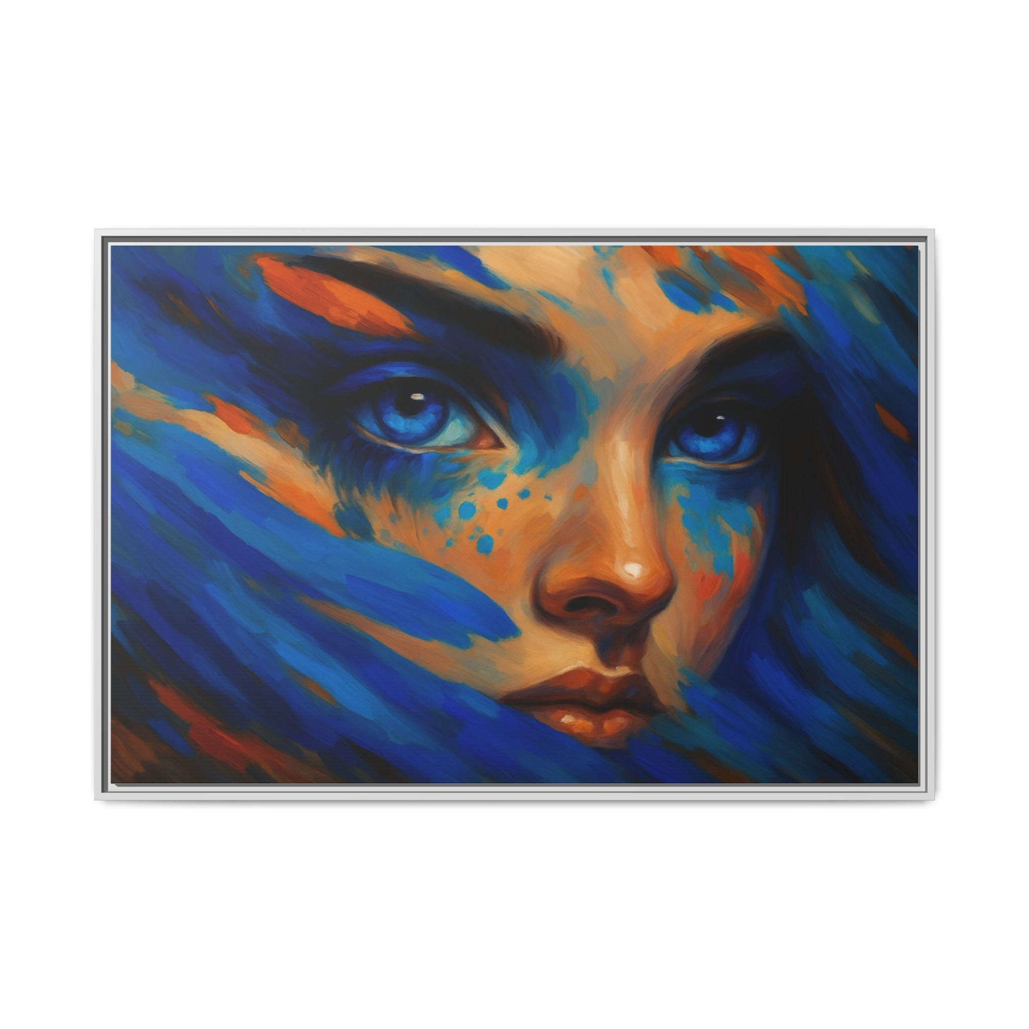 Vibrant Lady Blue Wave