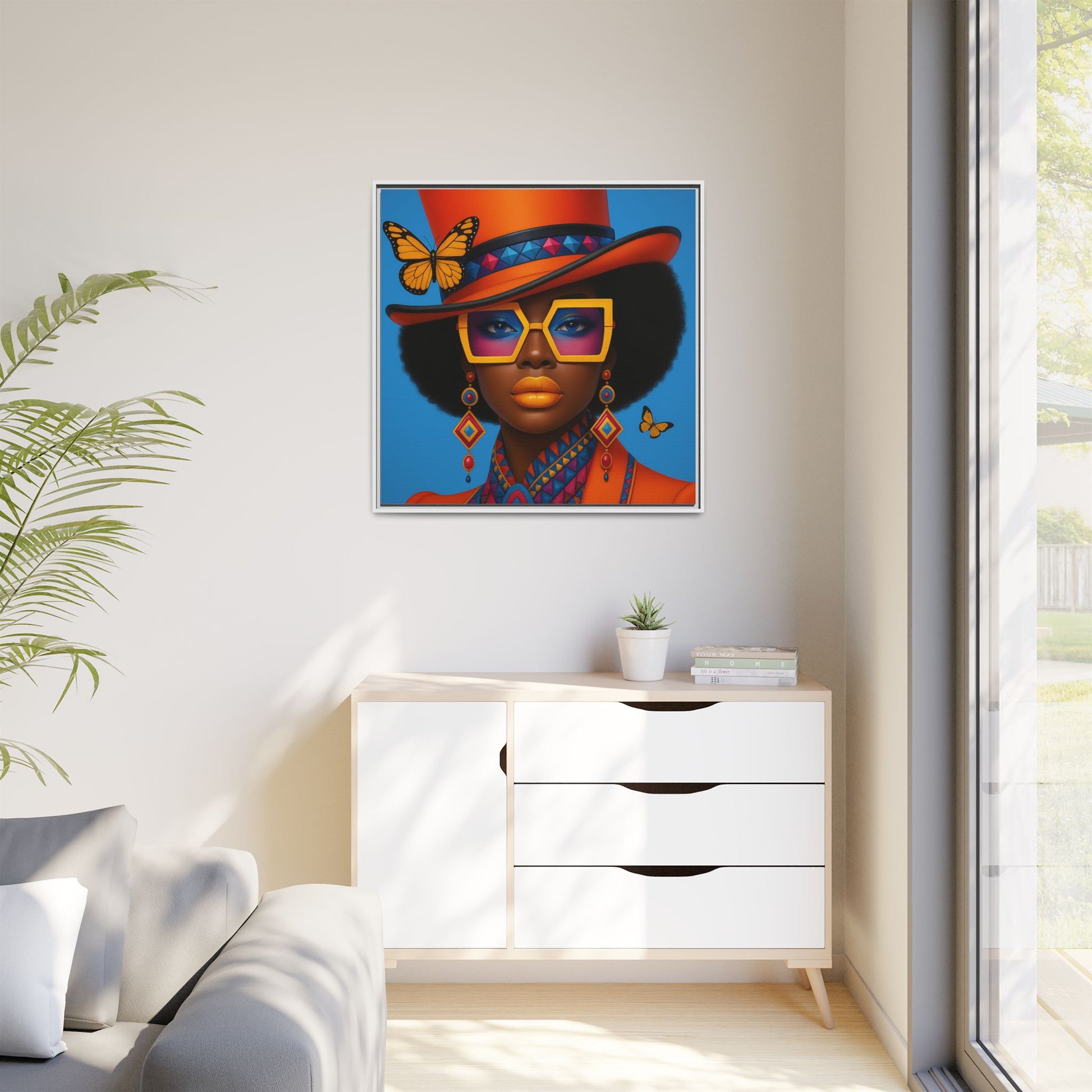 Butterfly Afro Queen