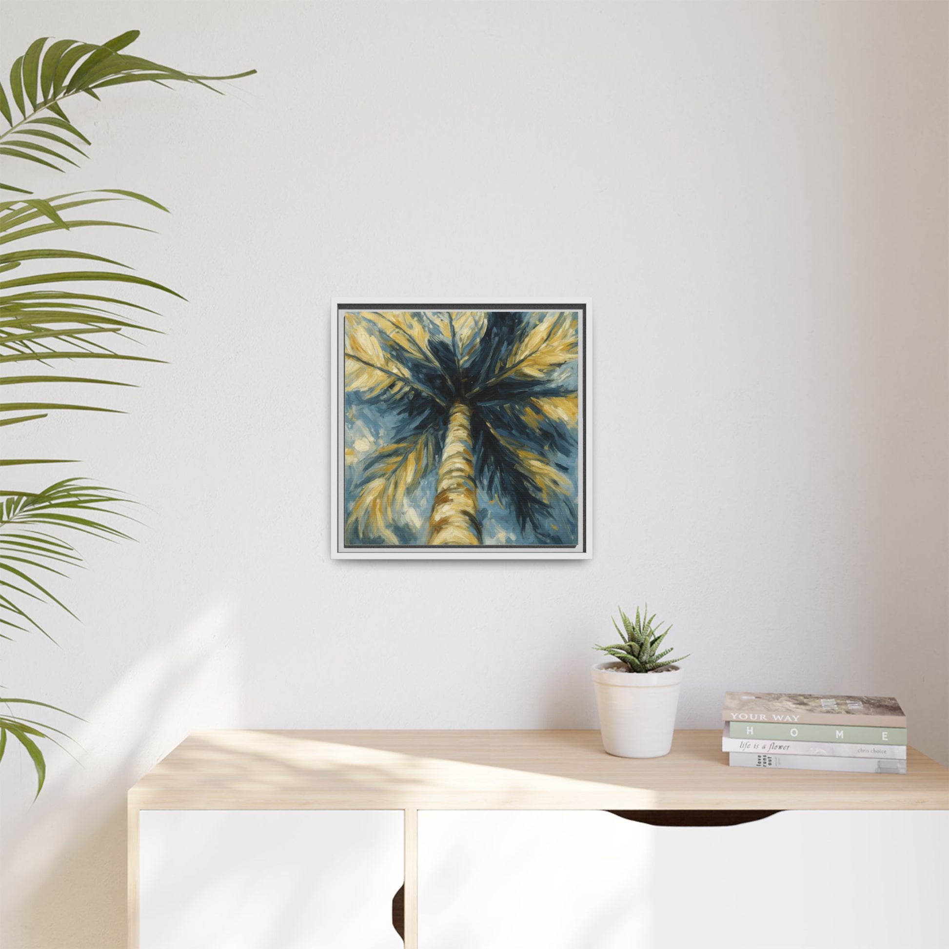 Blue Palm Tree