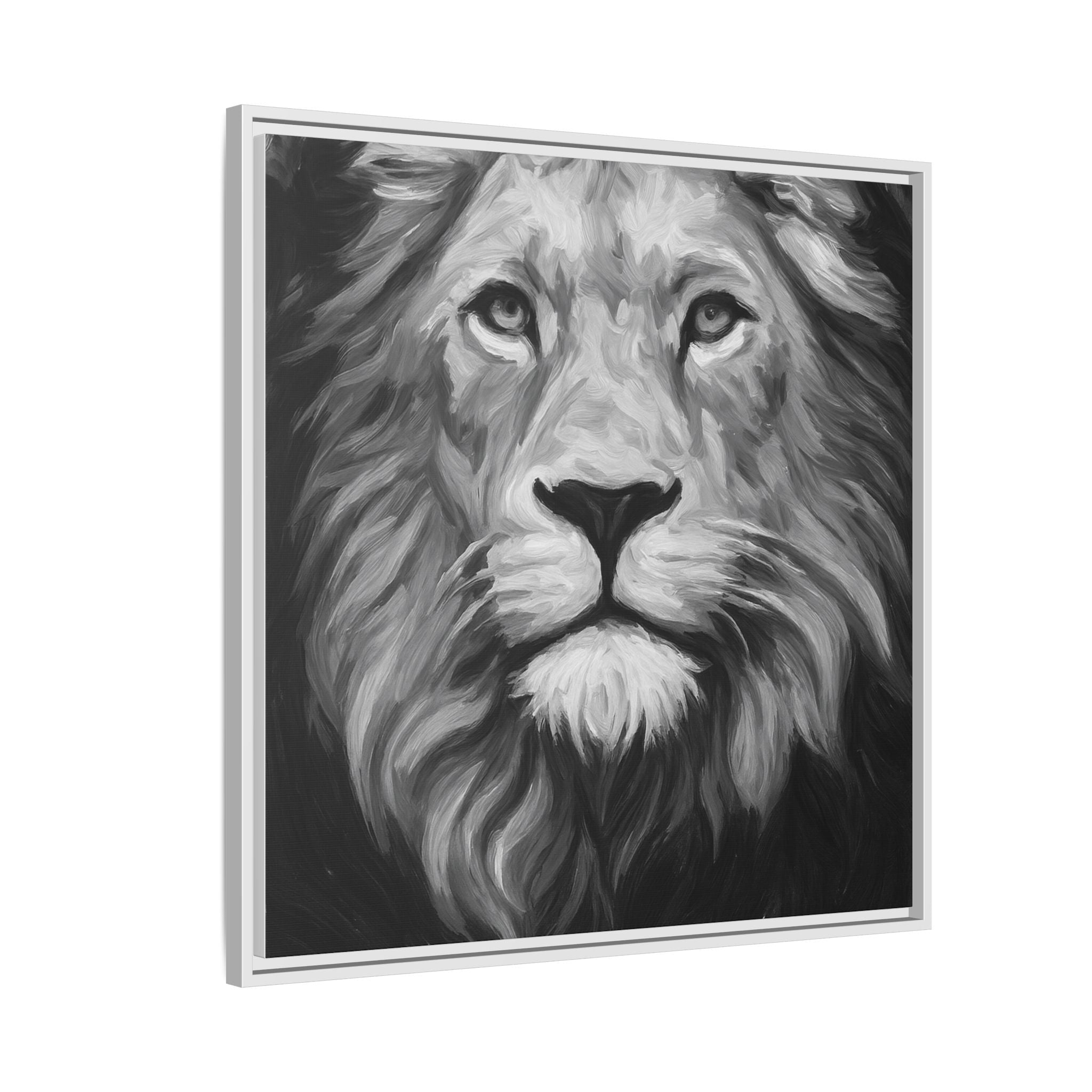 Black and White Lion 1