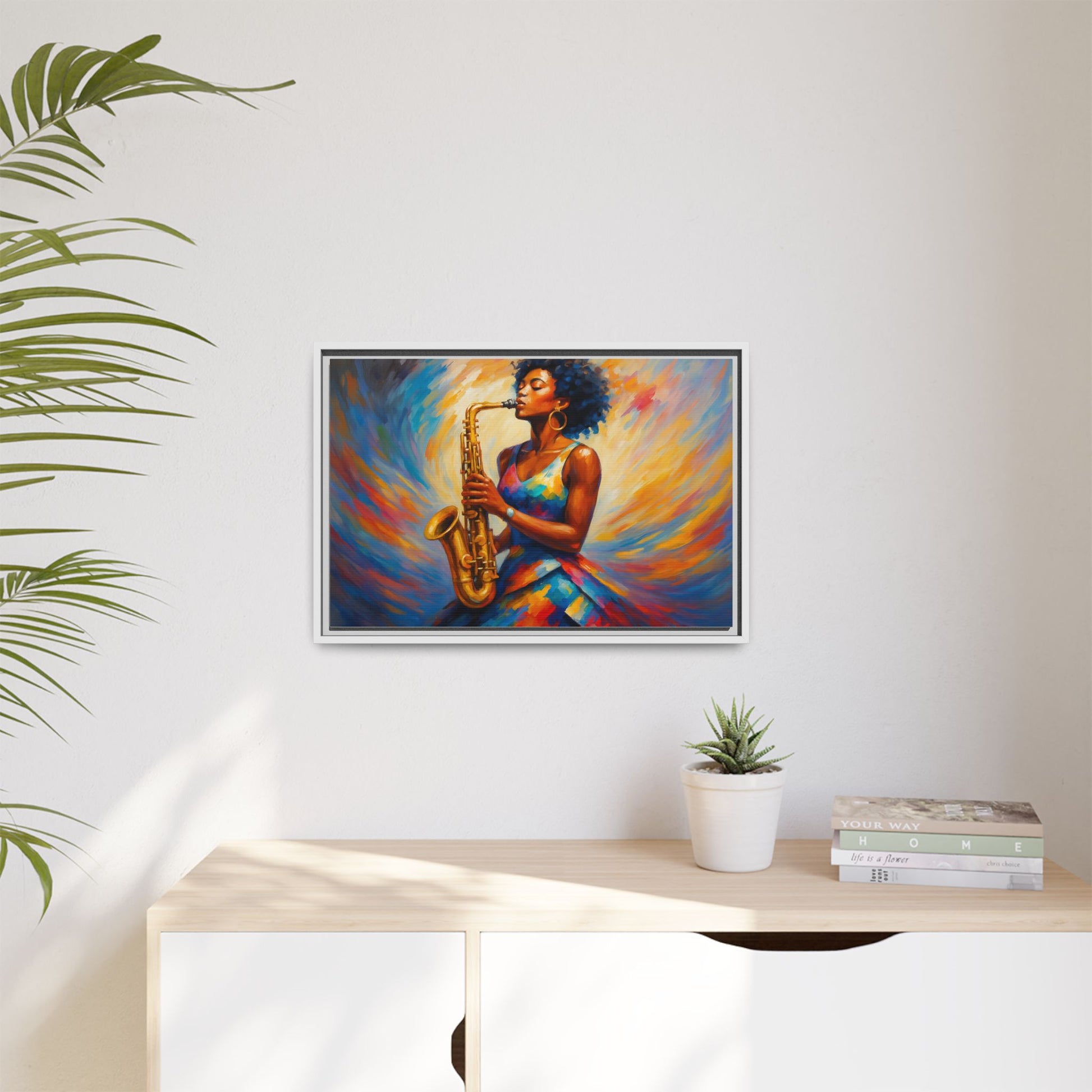 Vibrant Jazzy Lady