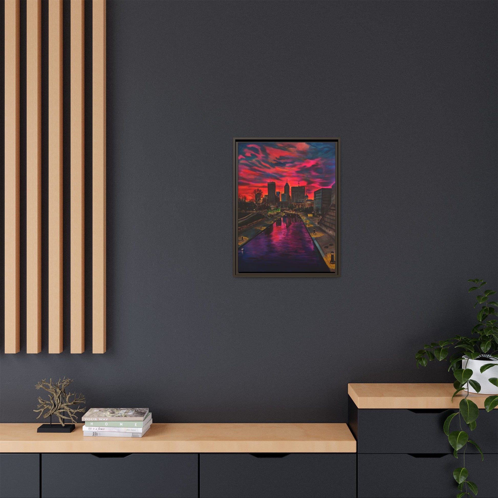 Vibrant Canal Cityscape
