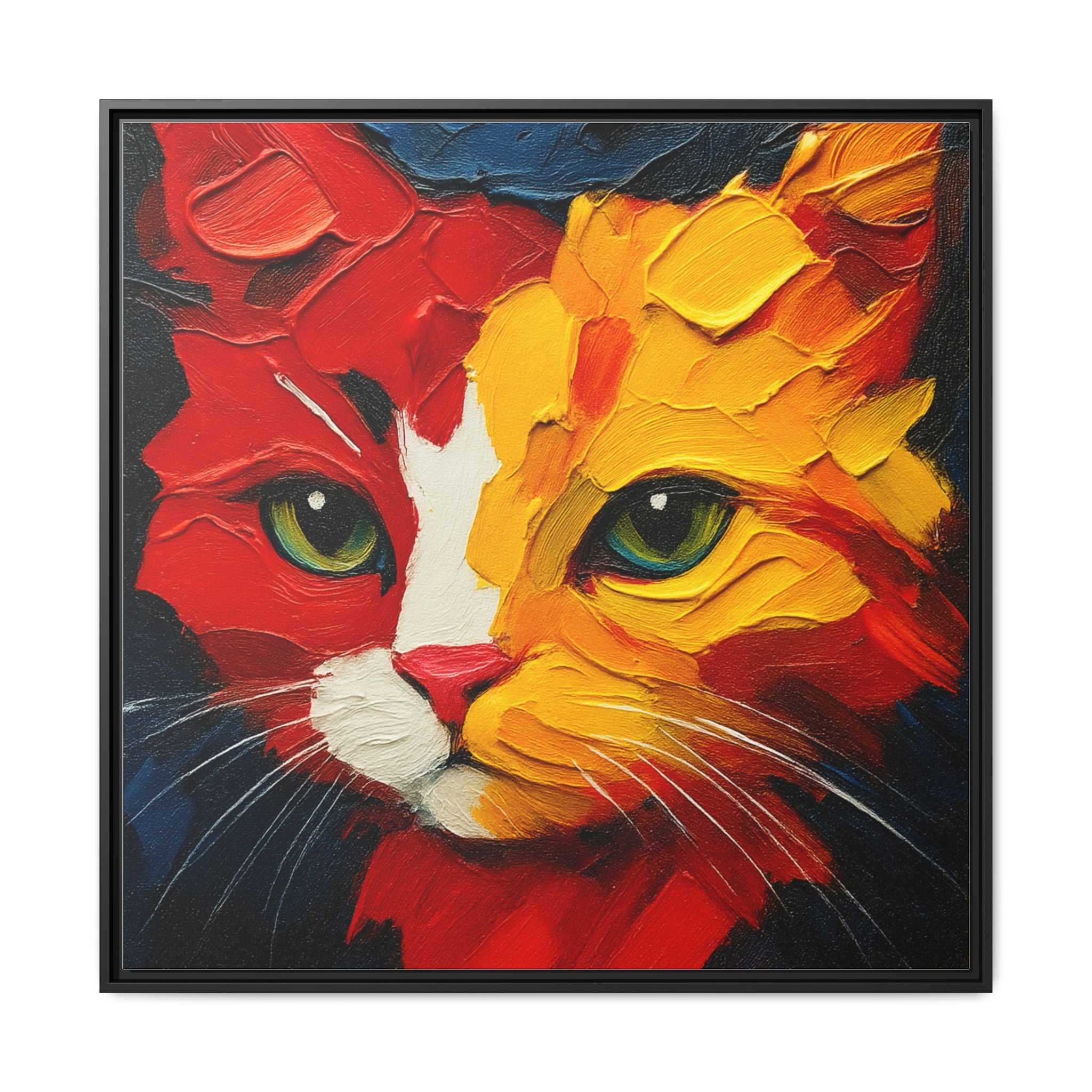 Whiskers in Red & Gold