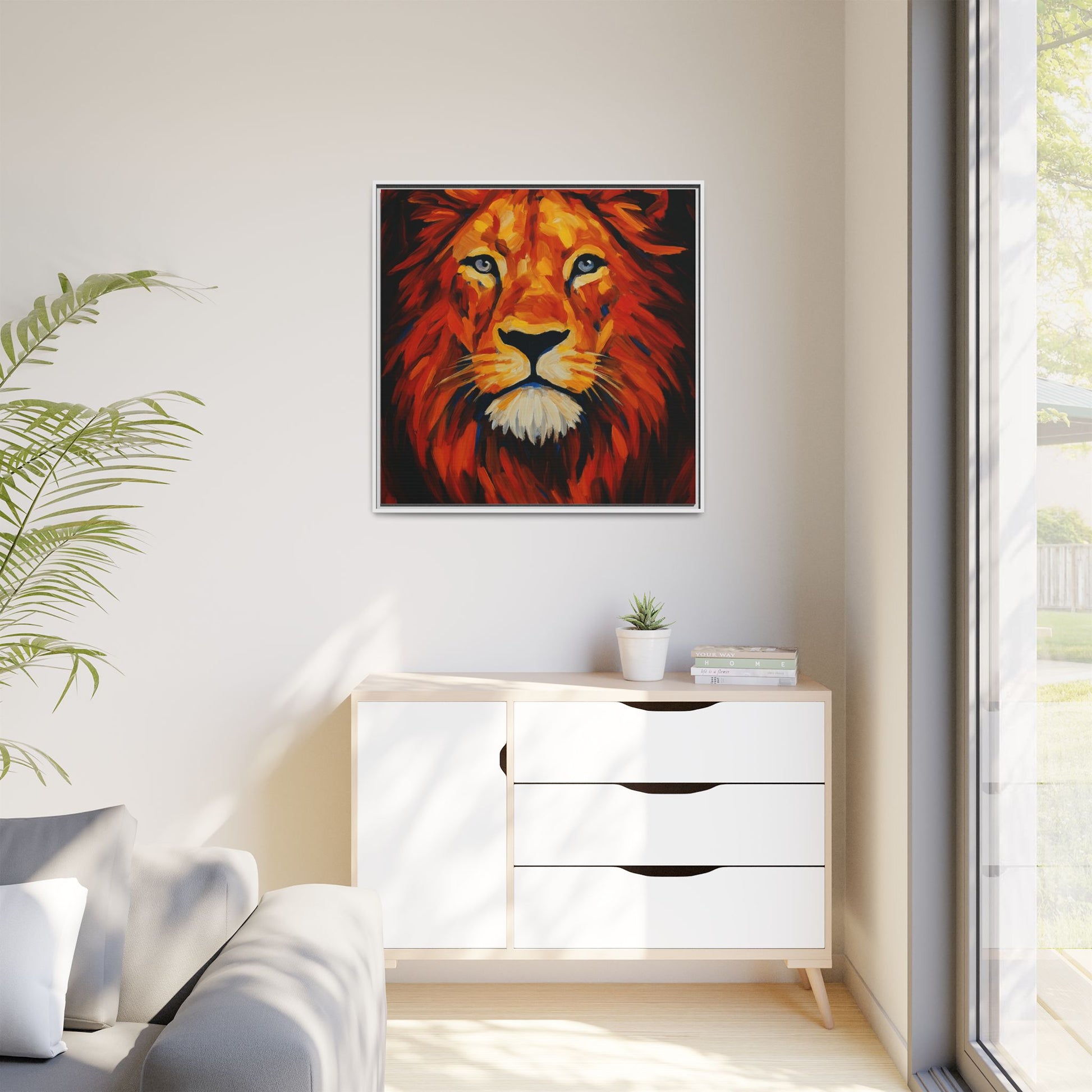 Orange Red Lion 1