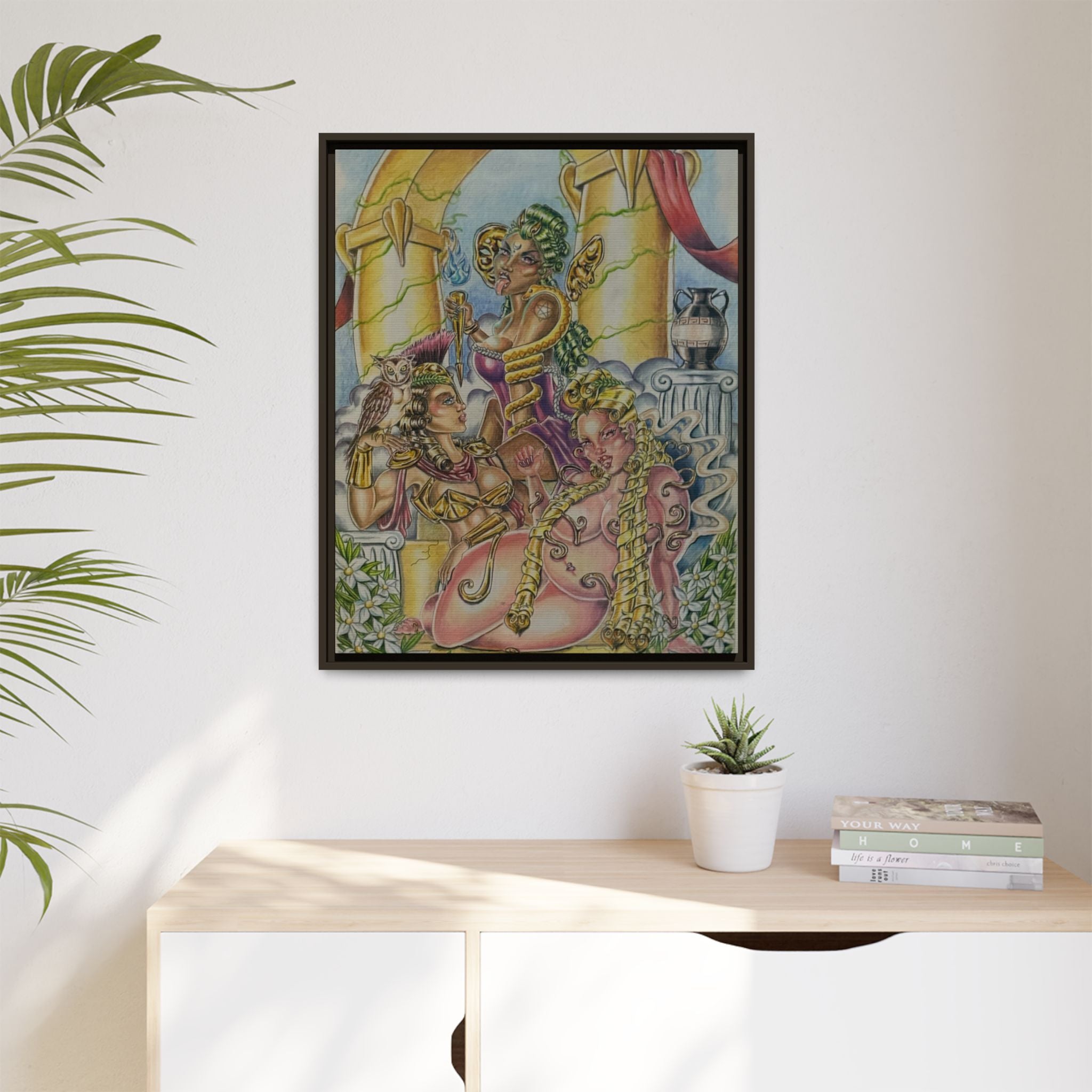 Canvas Art Print - Many Faces
