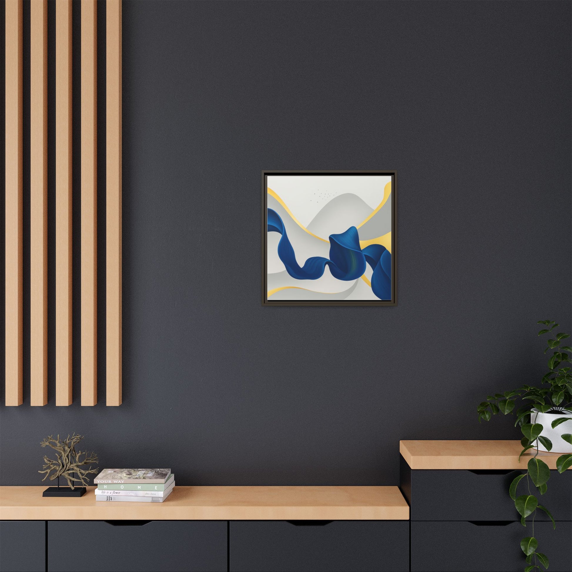 Stylish Blue Twist