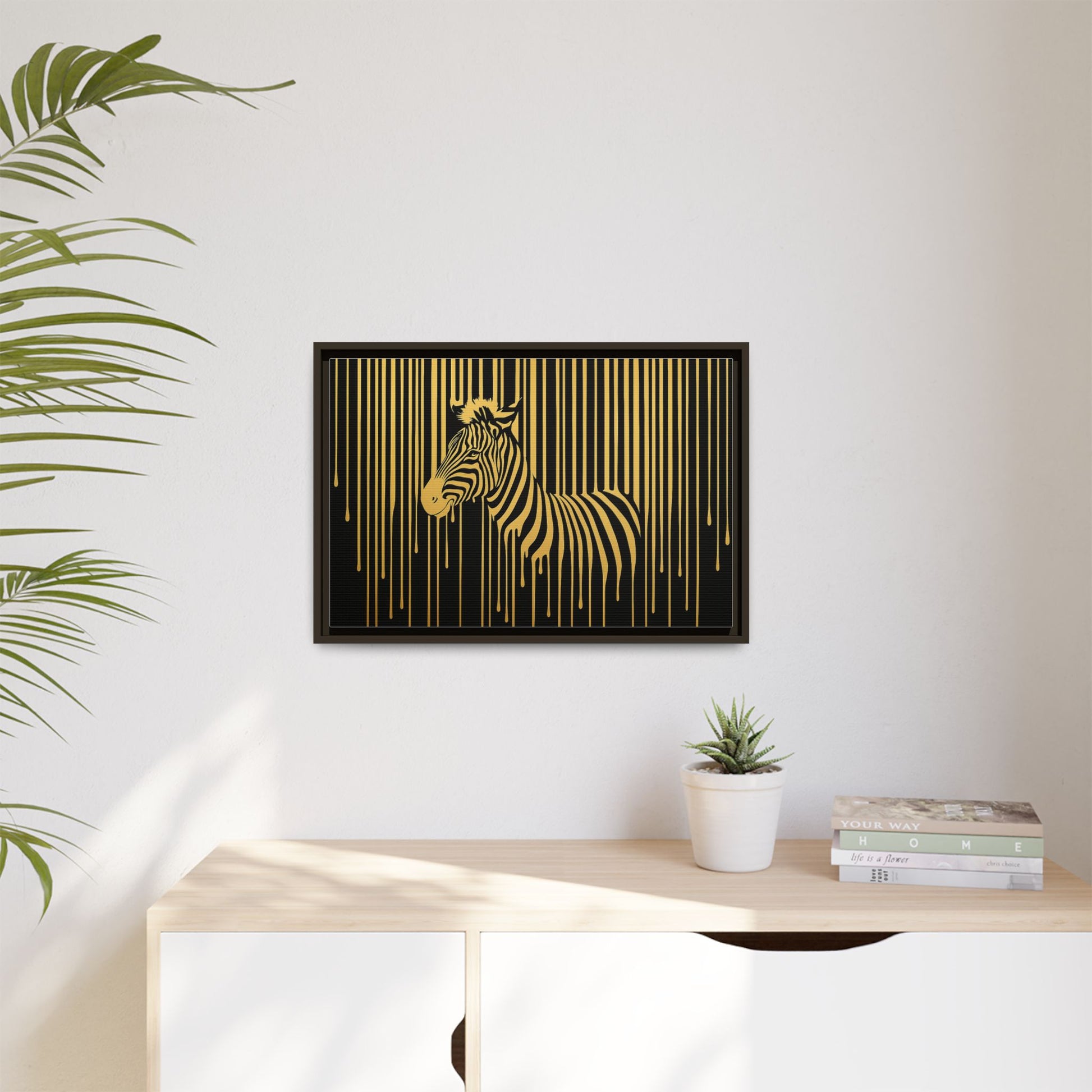 Gold Dripping Zebra