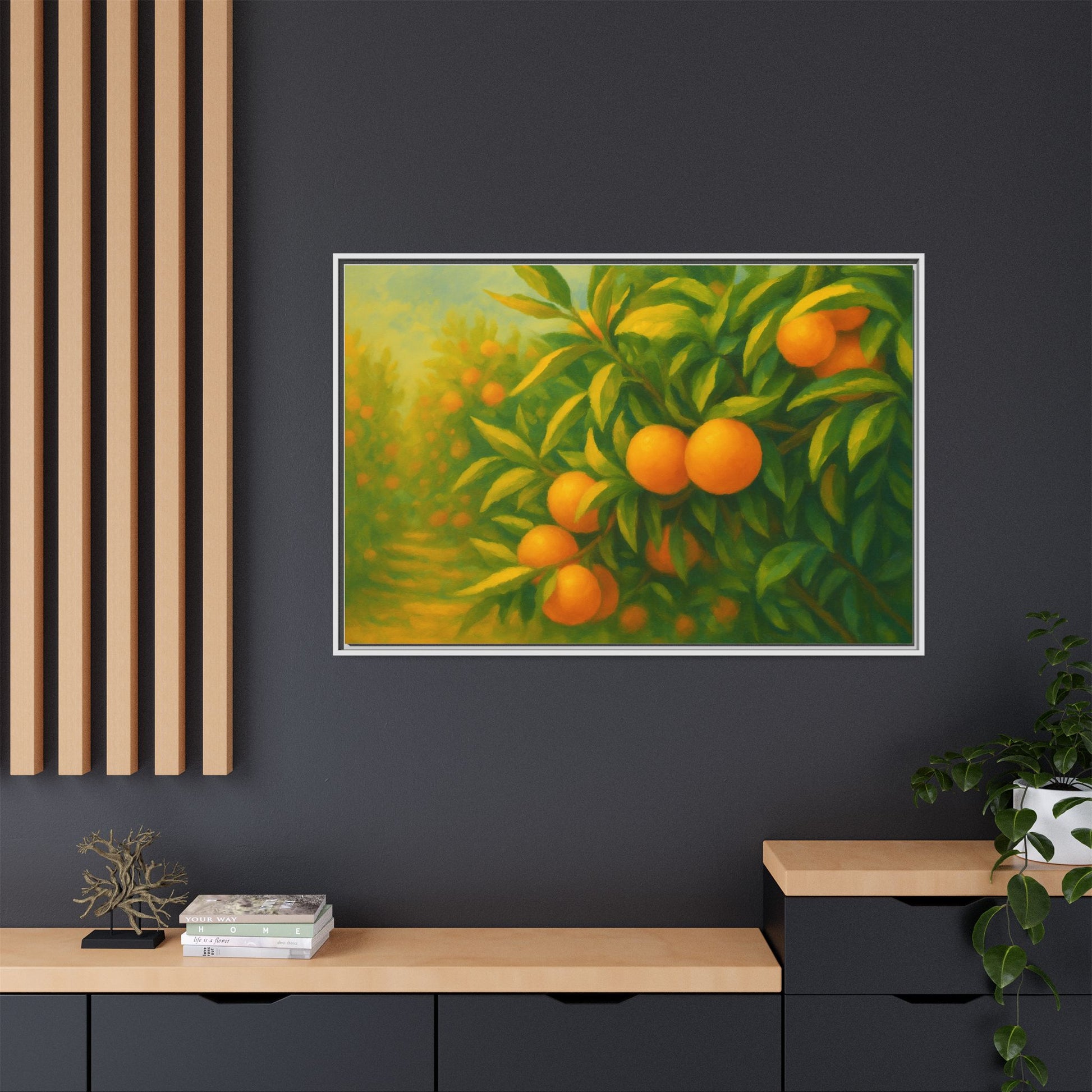Orange Orchard Field