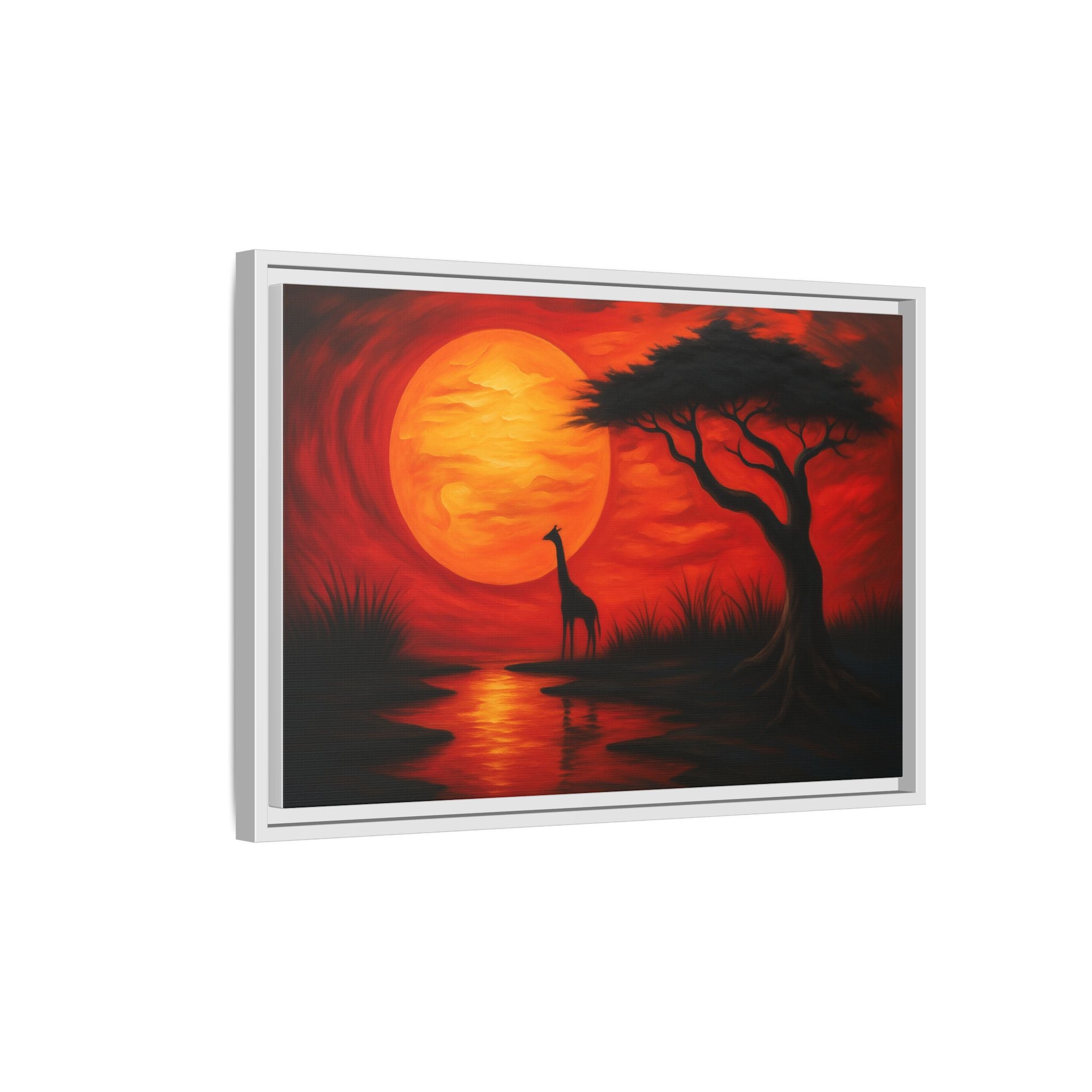 Giraffe Savanna Sunset