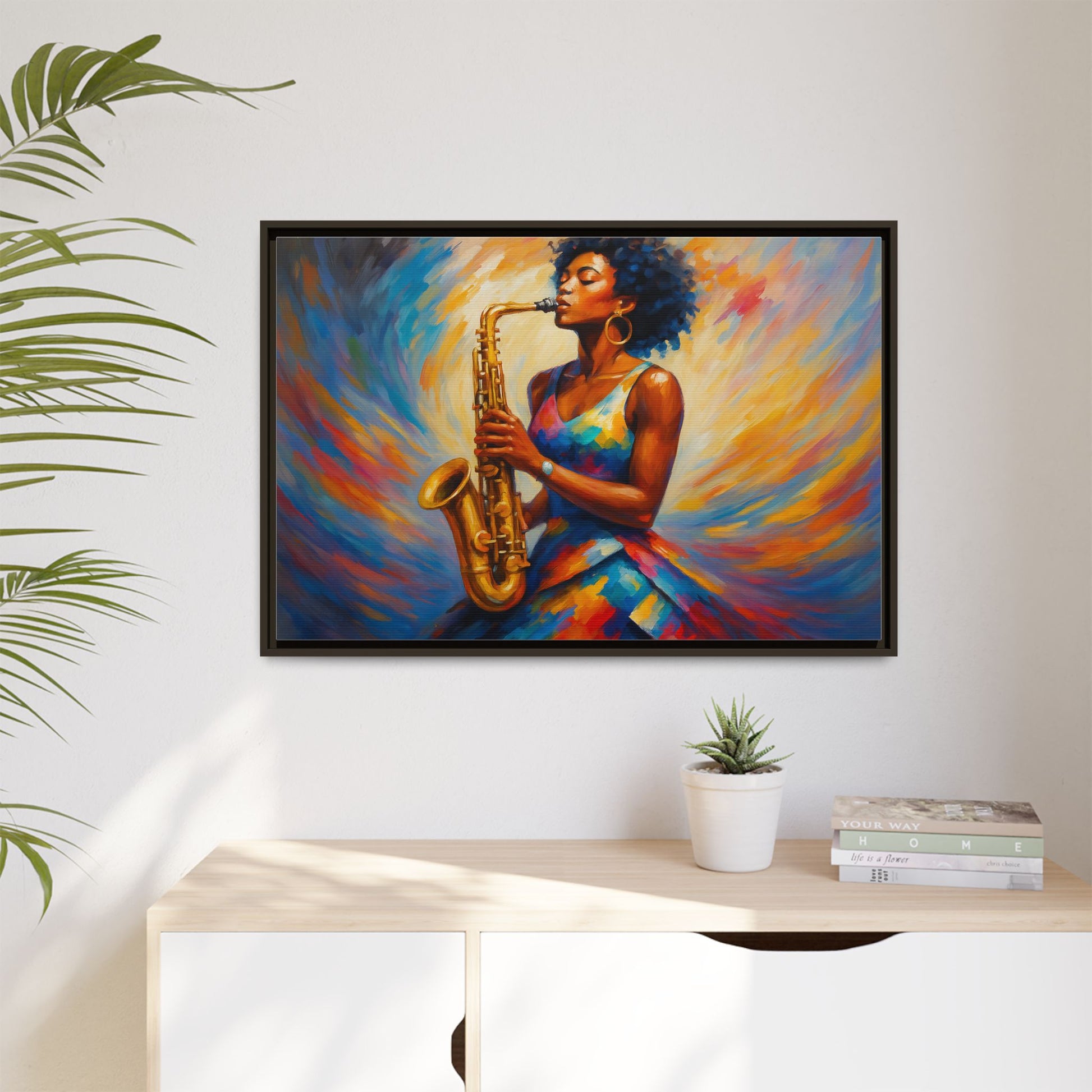 Vibrant Jazzy Lady