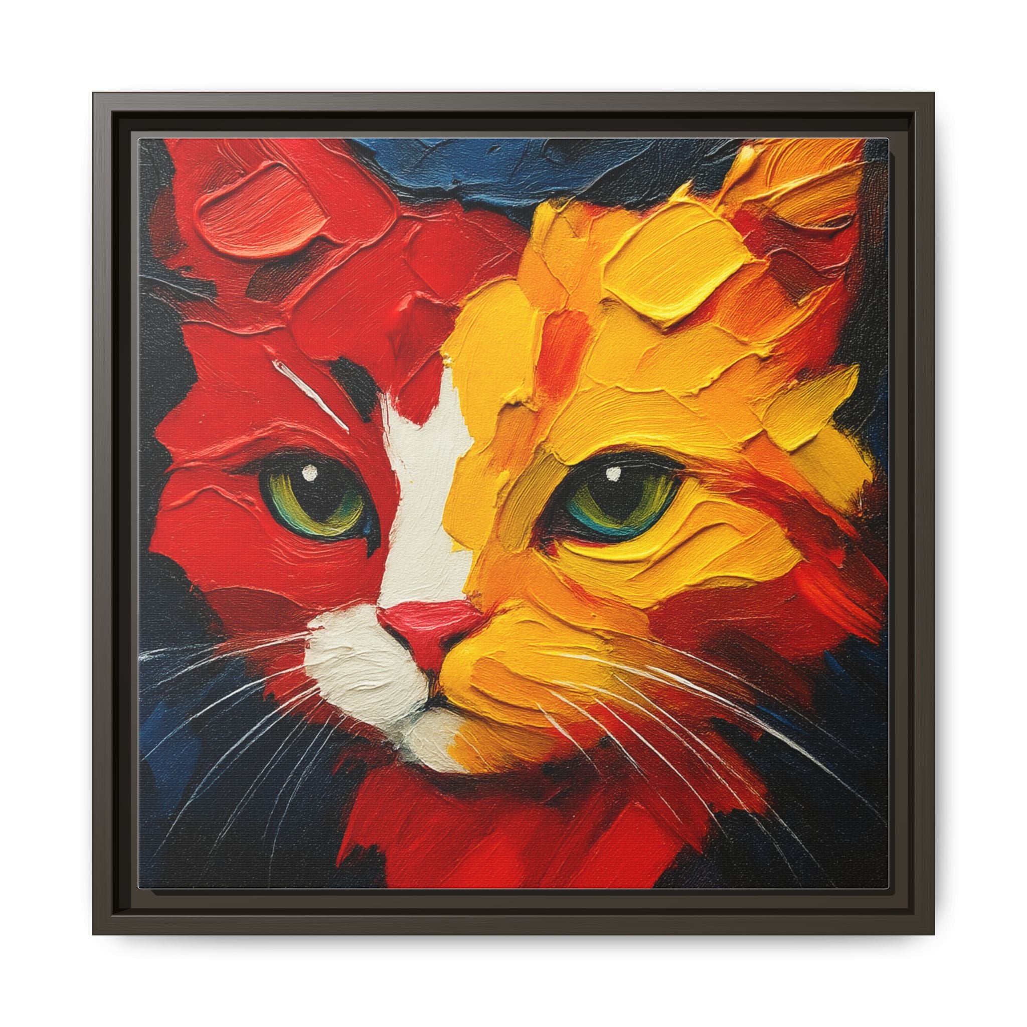 Whiskers in Red & Gold