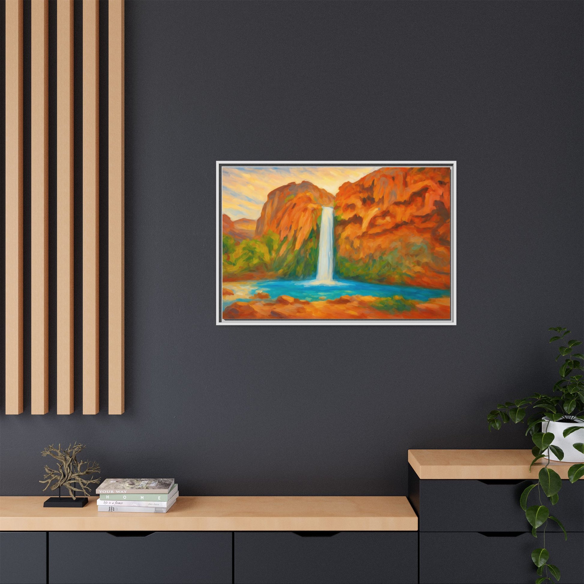 Waterfall Landscape Nature