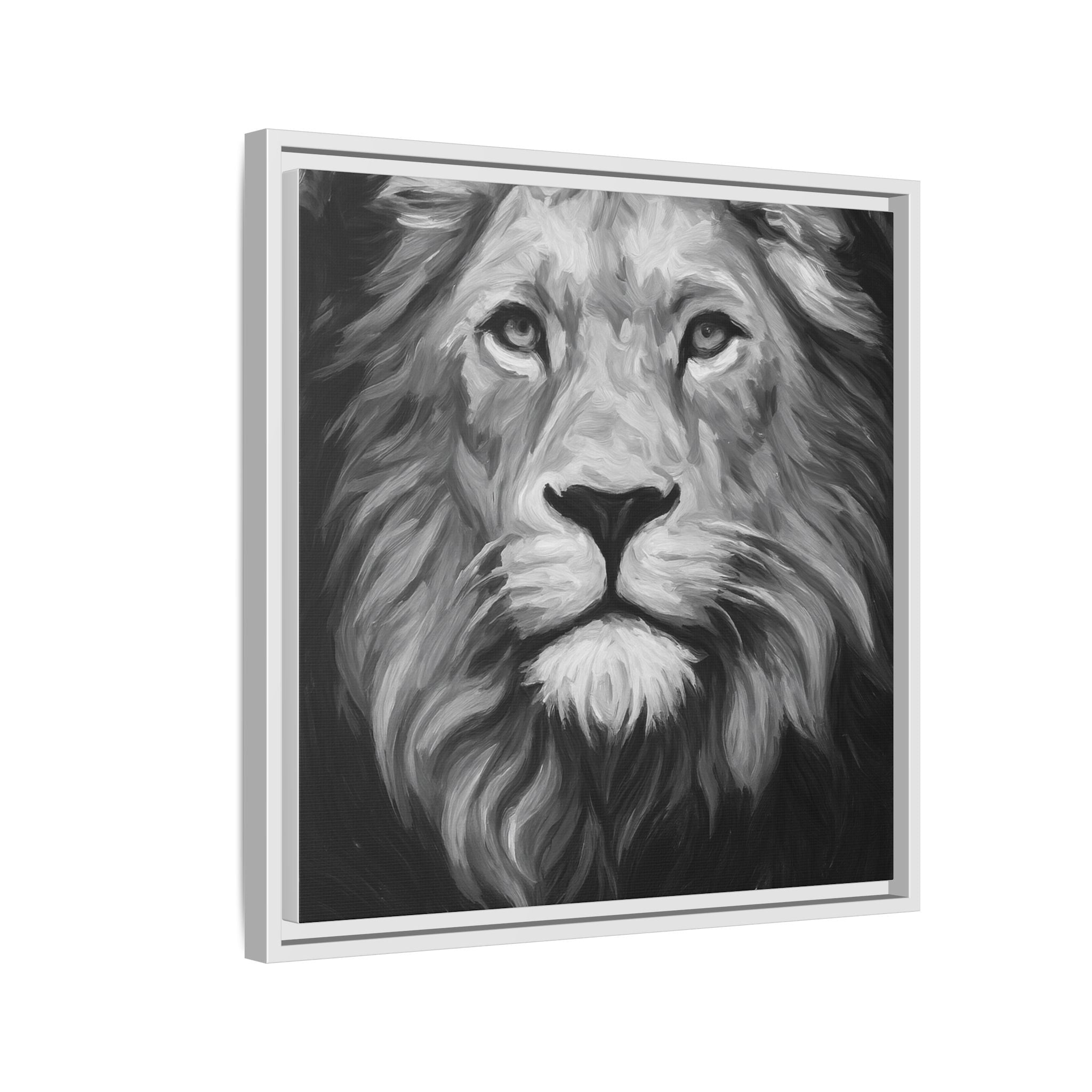 Black and White Lion 1