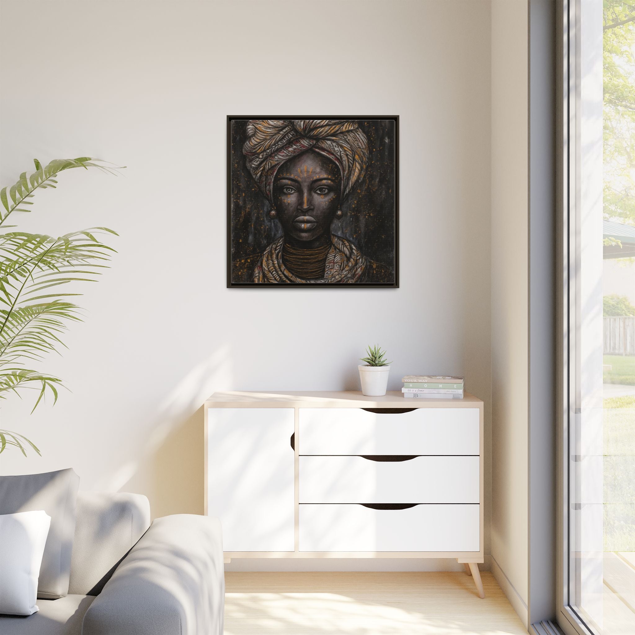 Artistic African Lady