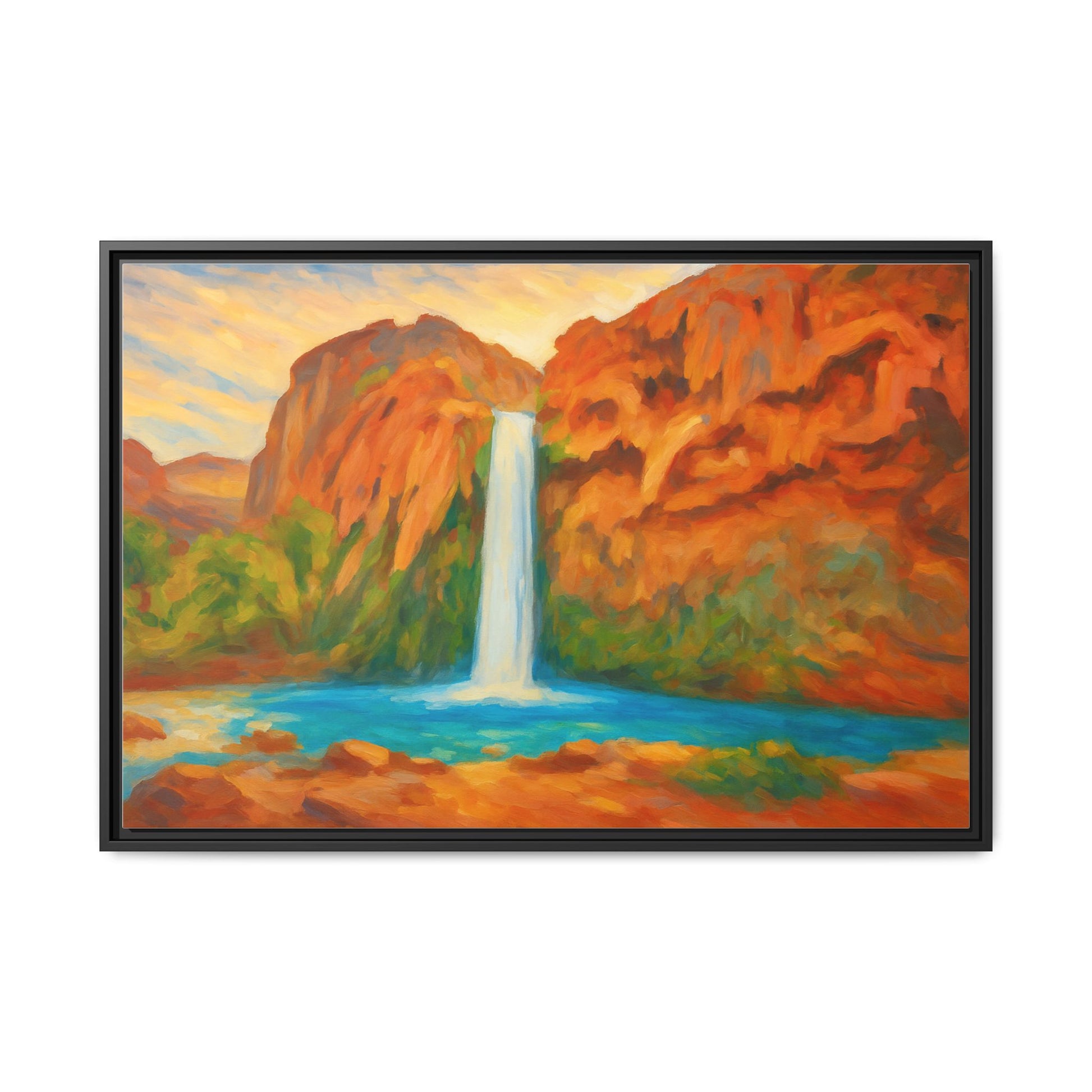 Waterfall Landscape Nature