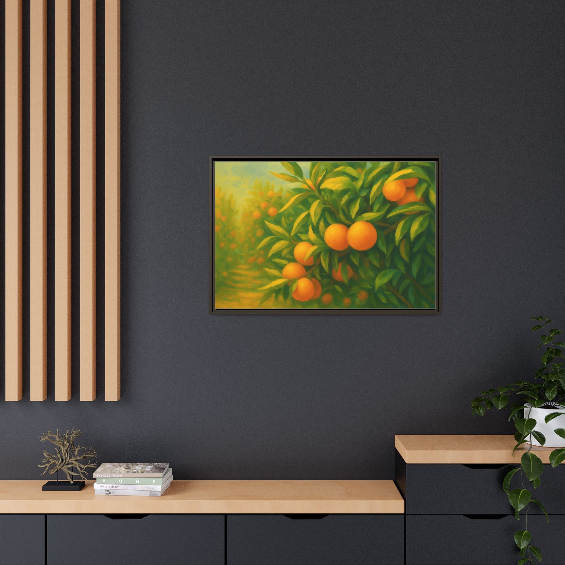 Orange Orchard Field