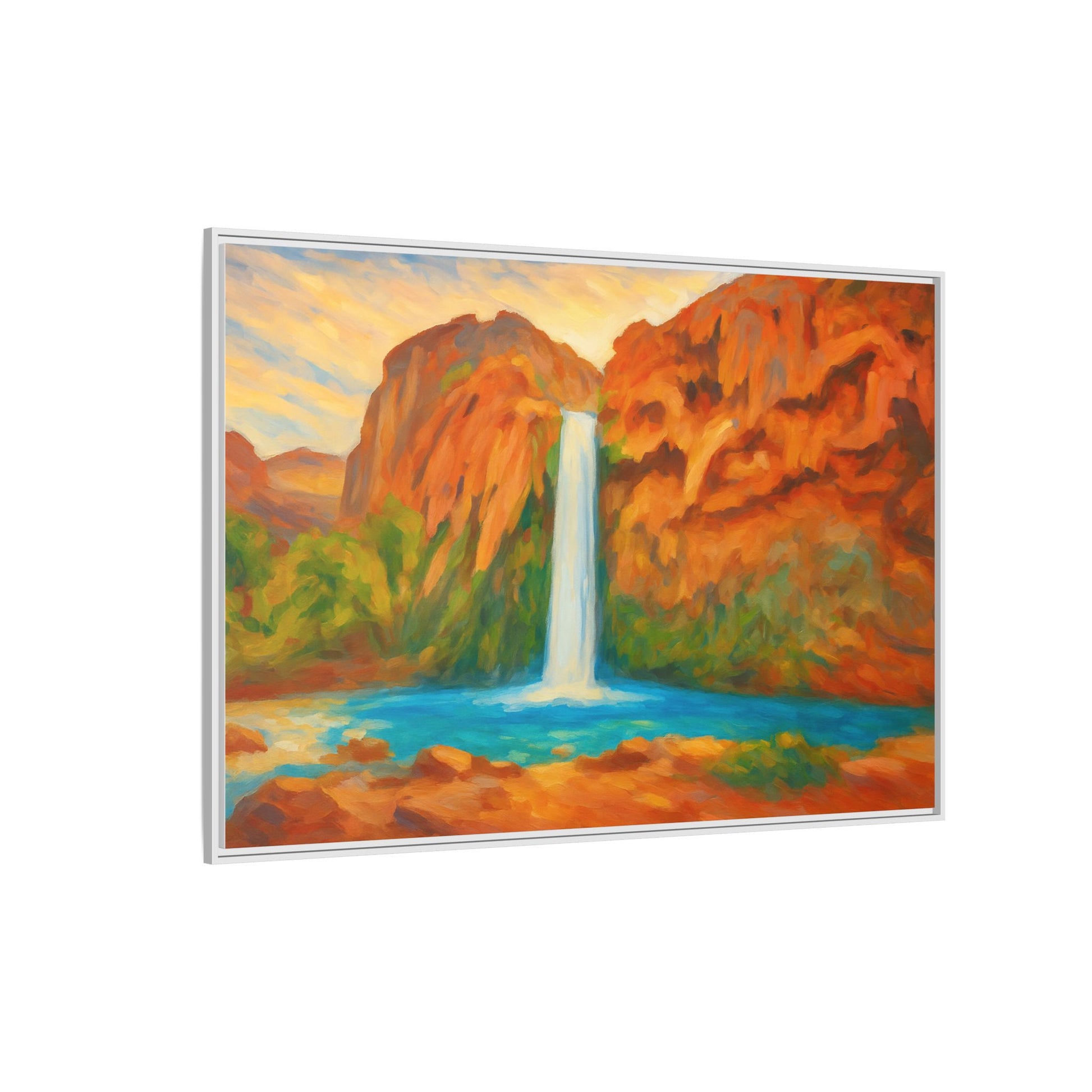 Waterfall Landscape Nature