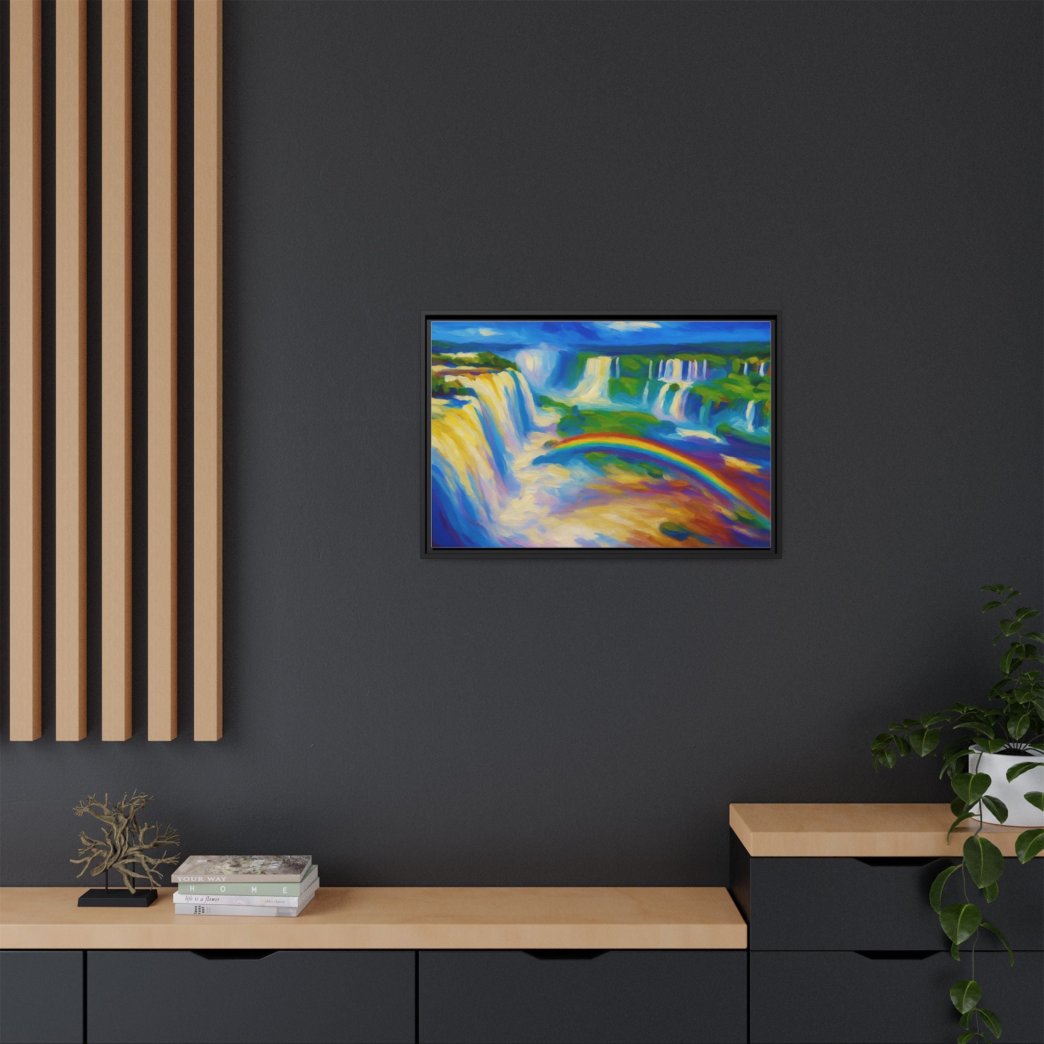 Waterfall Rainbow Splash