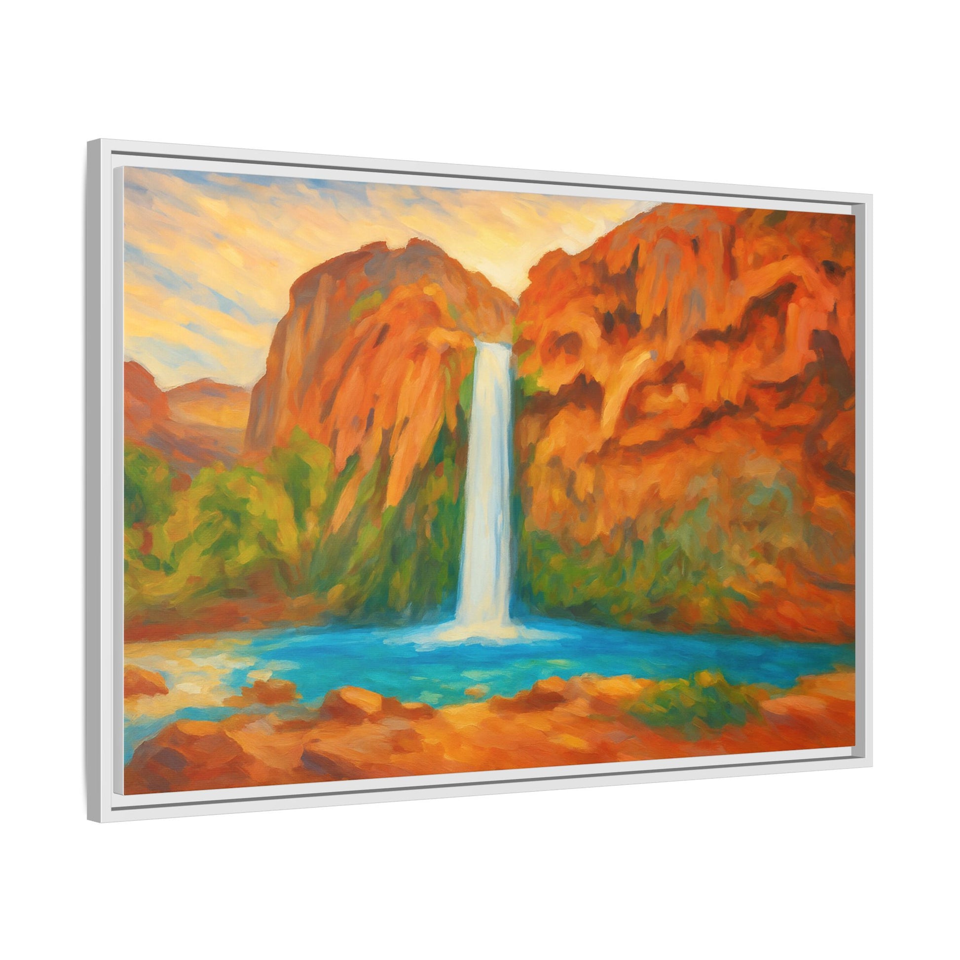 Waterfall Landscape Nature