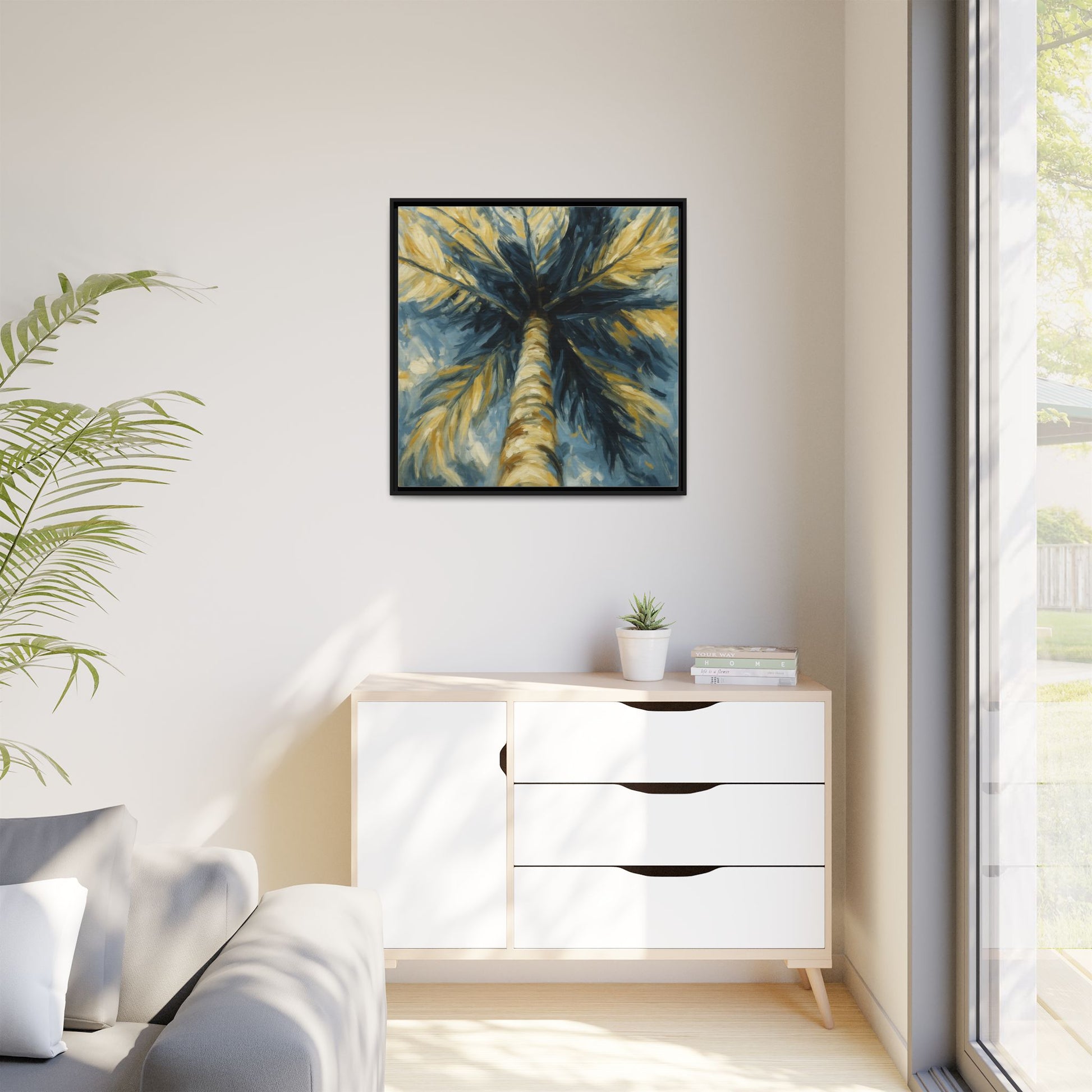 Blue Palm Tree