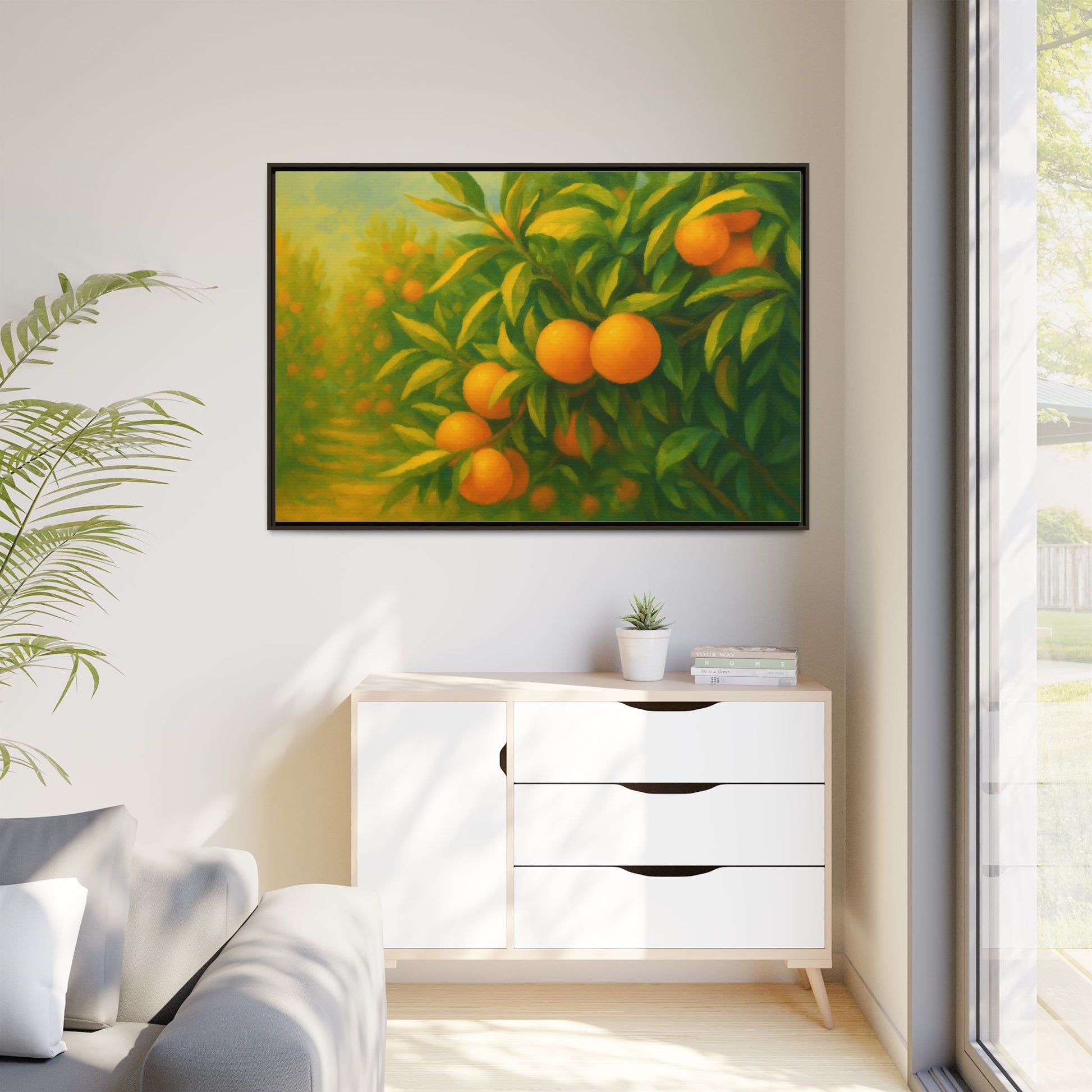 Orange Orchard Field