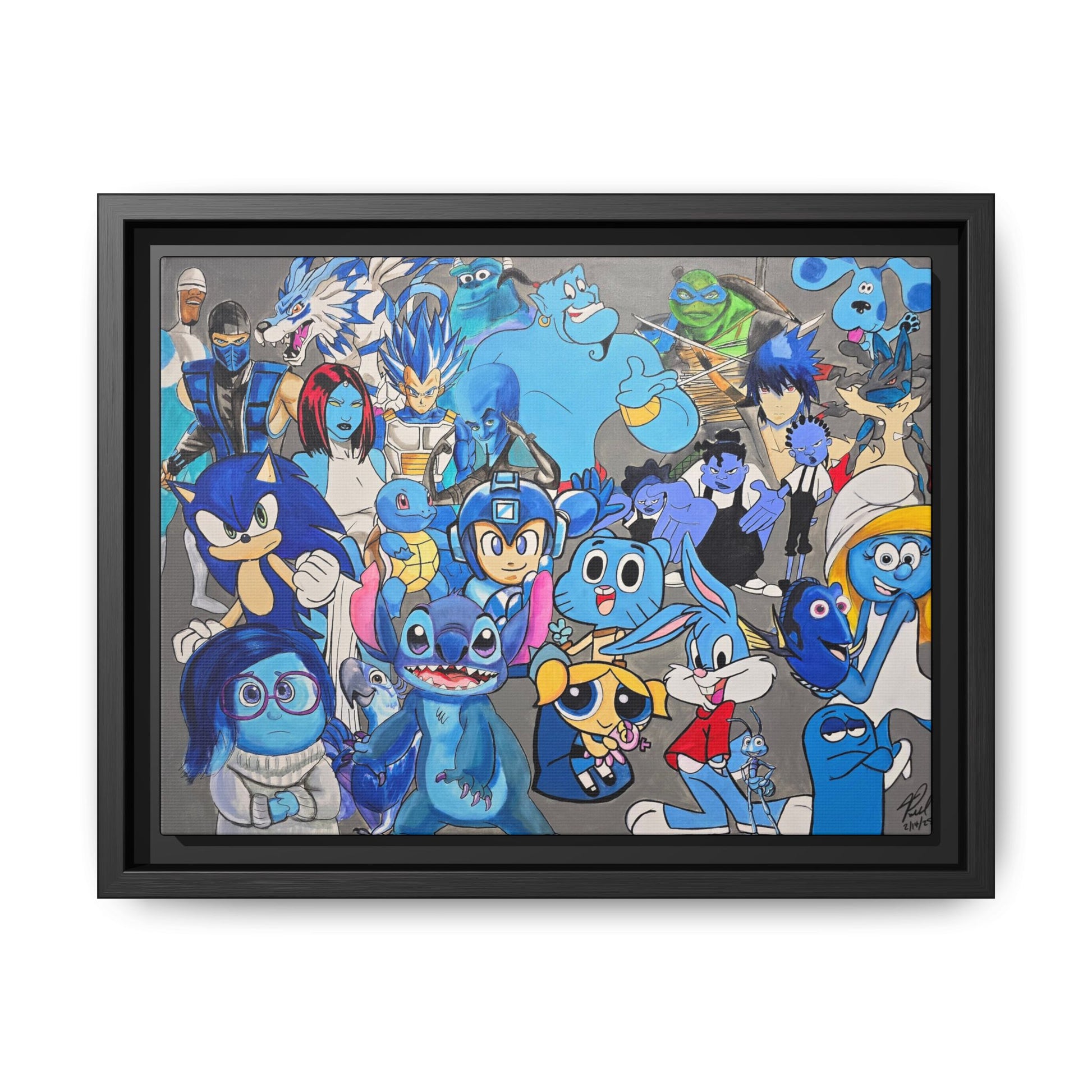 Blue Characters