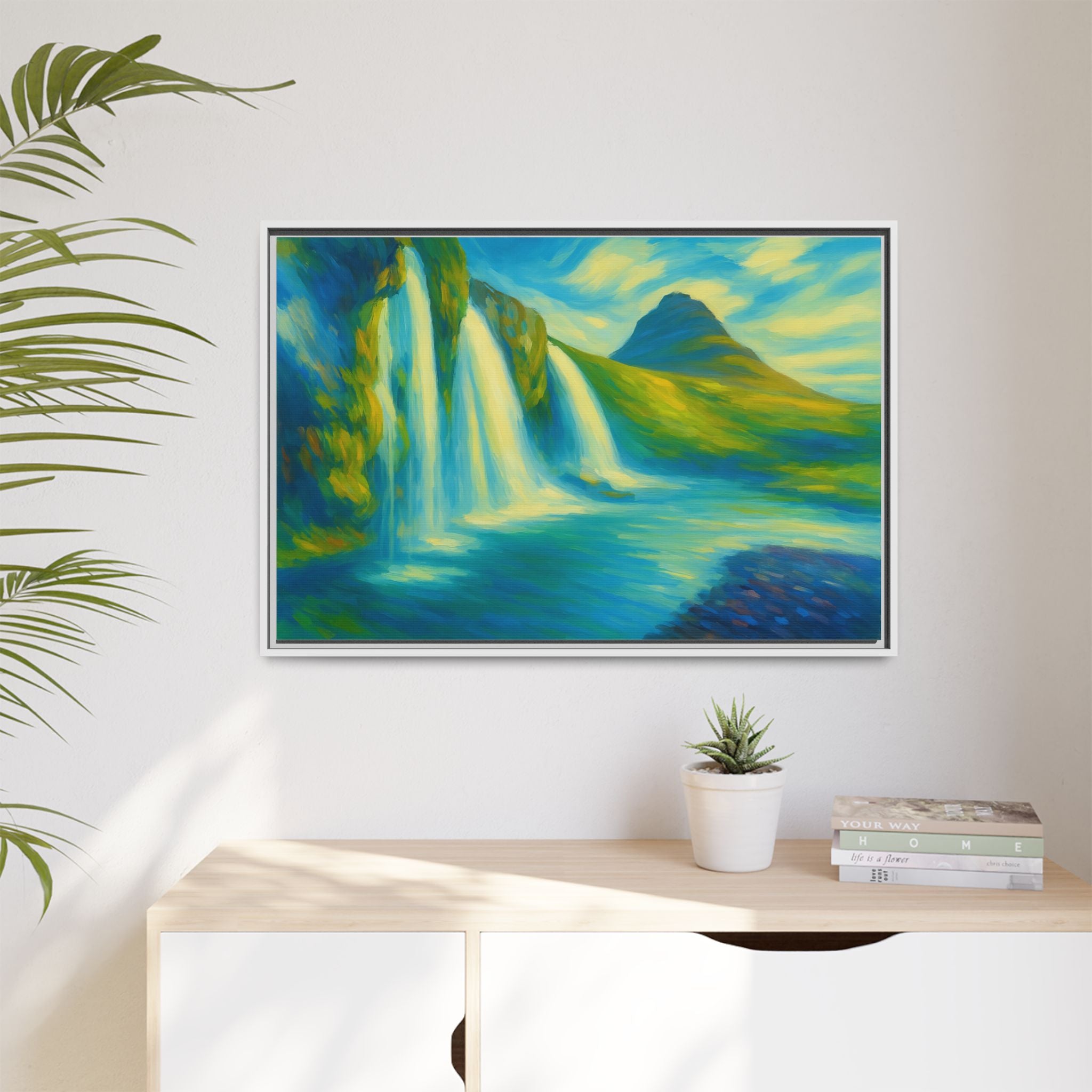 Waterfall Green Landscape