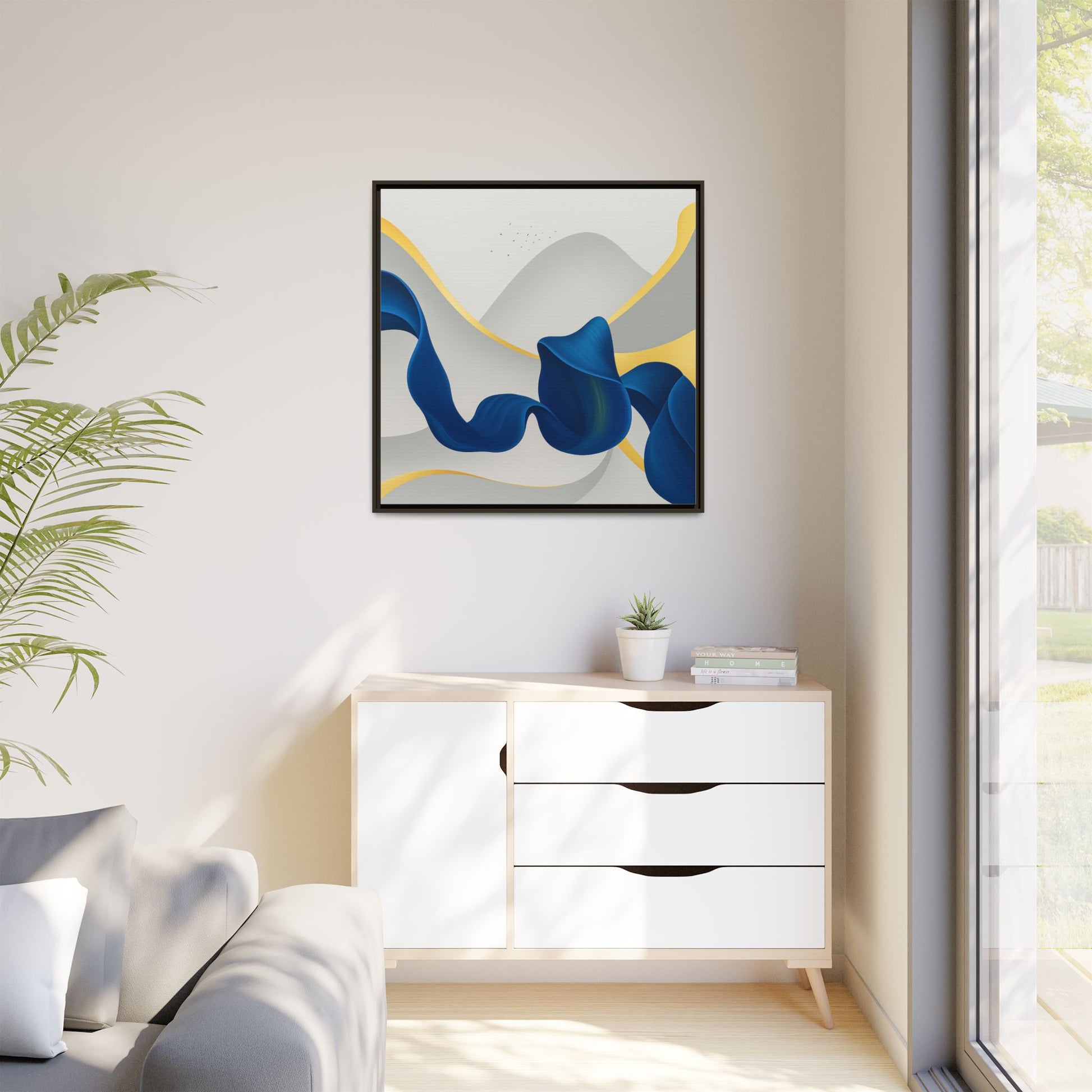 Stylish Blue Twist