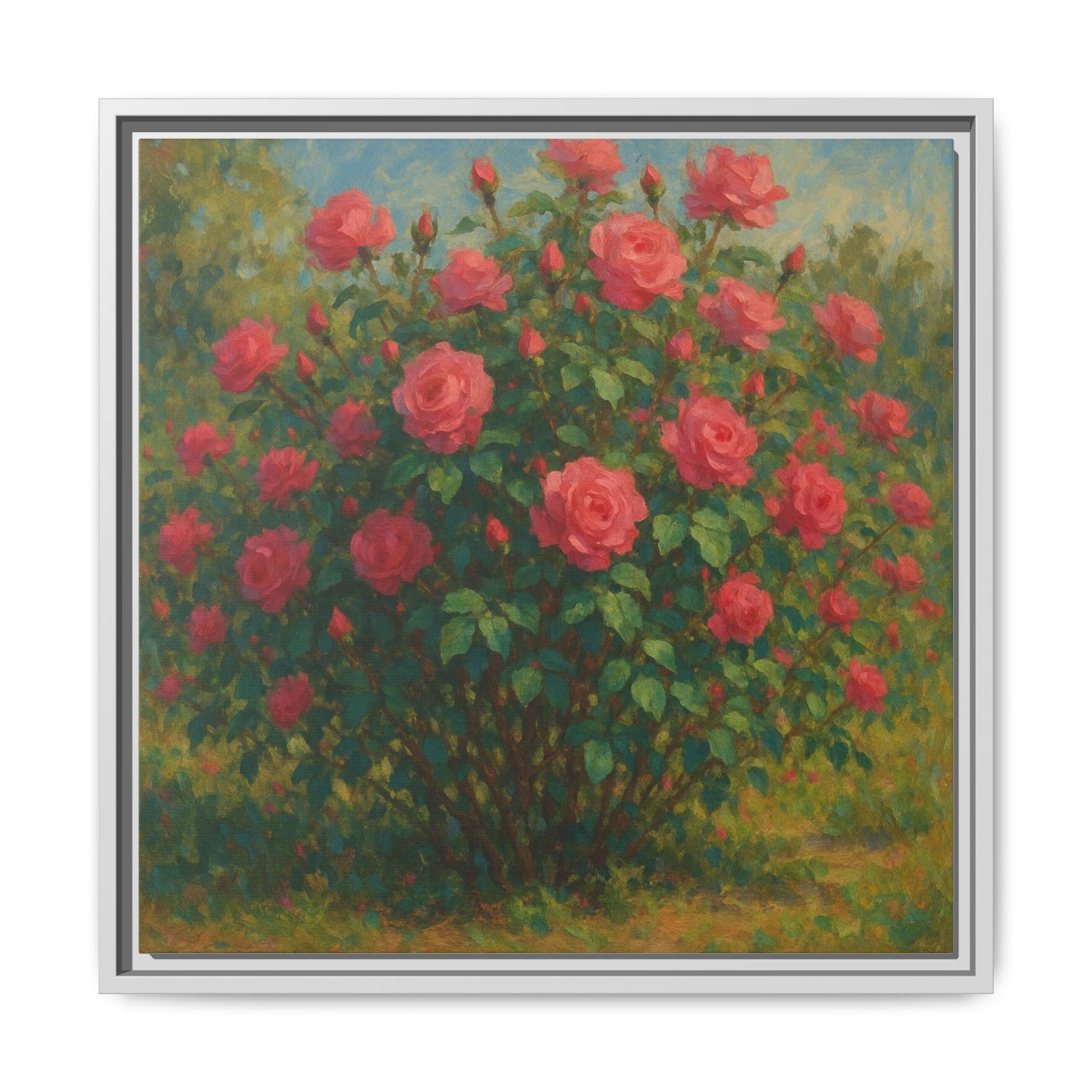 Pink Rose Bush