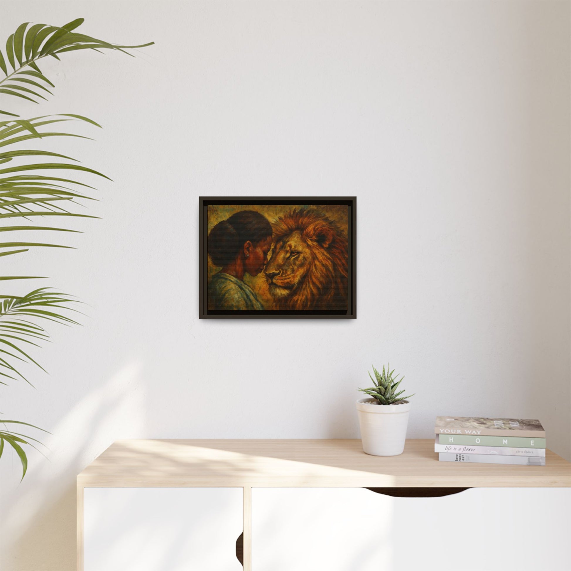 Lion and Woman