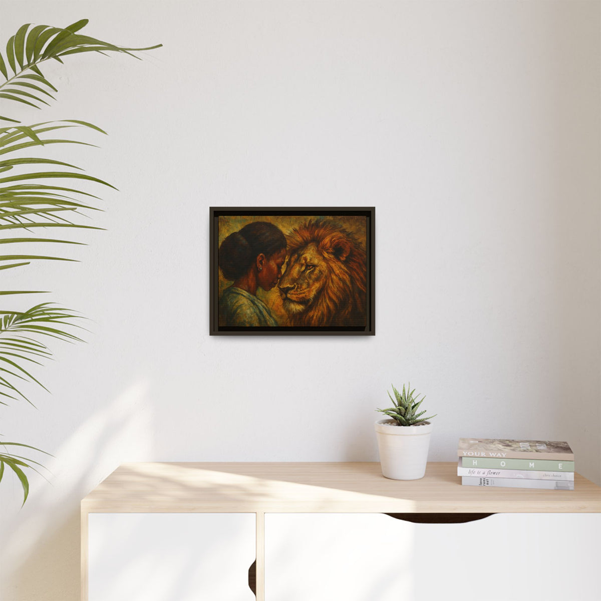 Lion and Woman