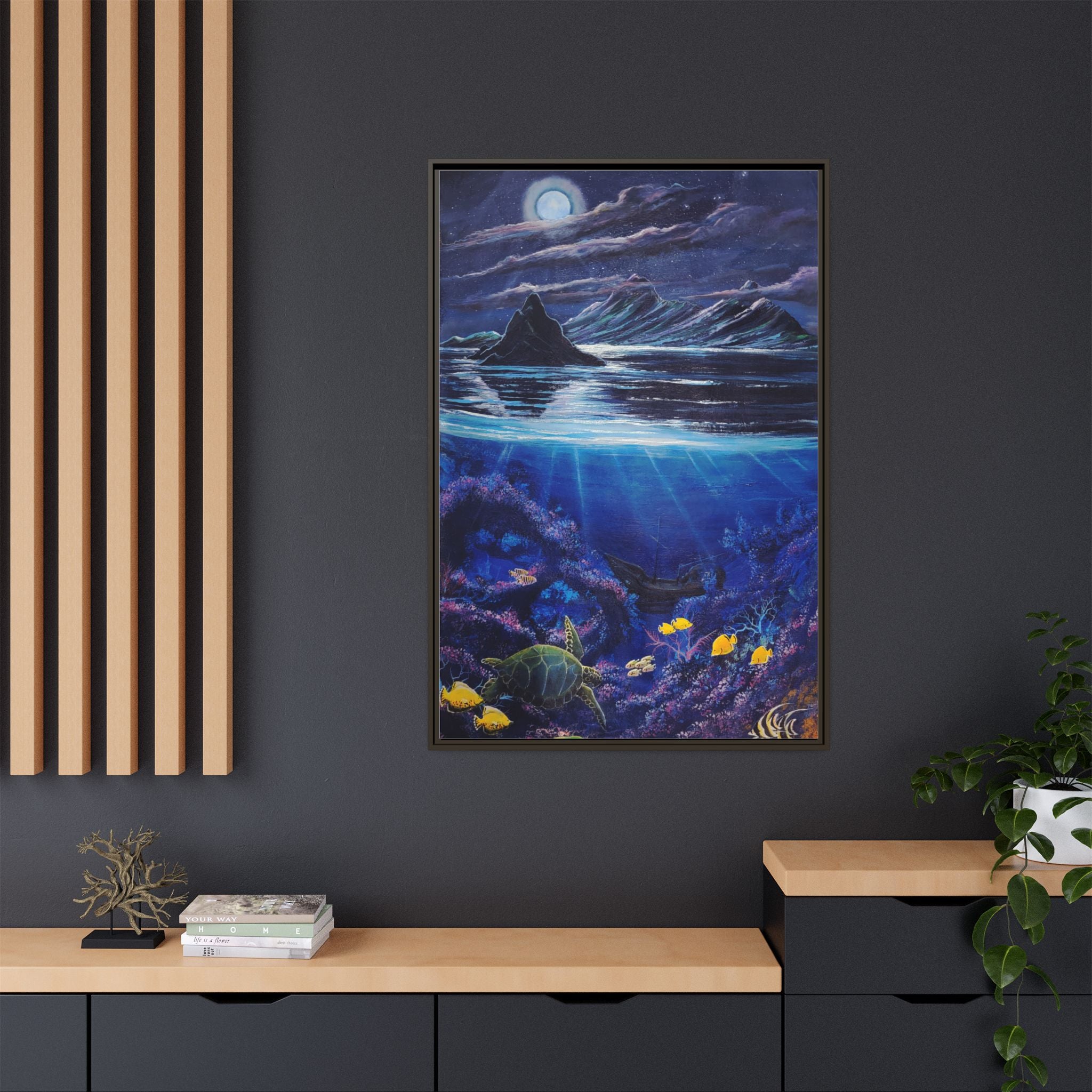 Dark Underwater Serenity