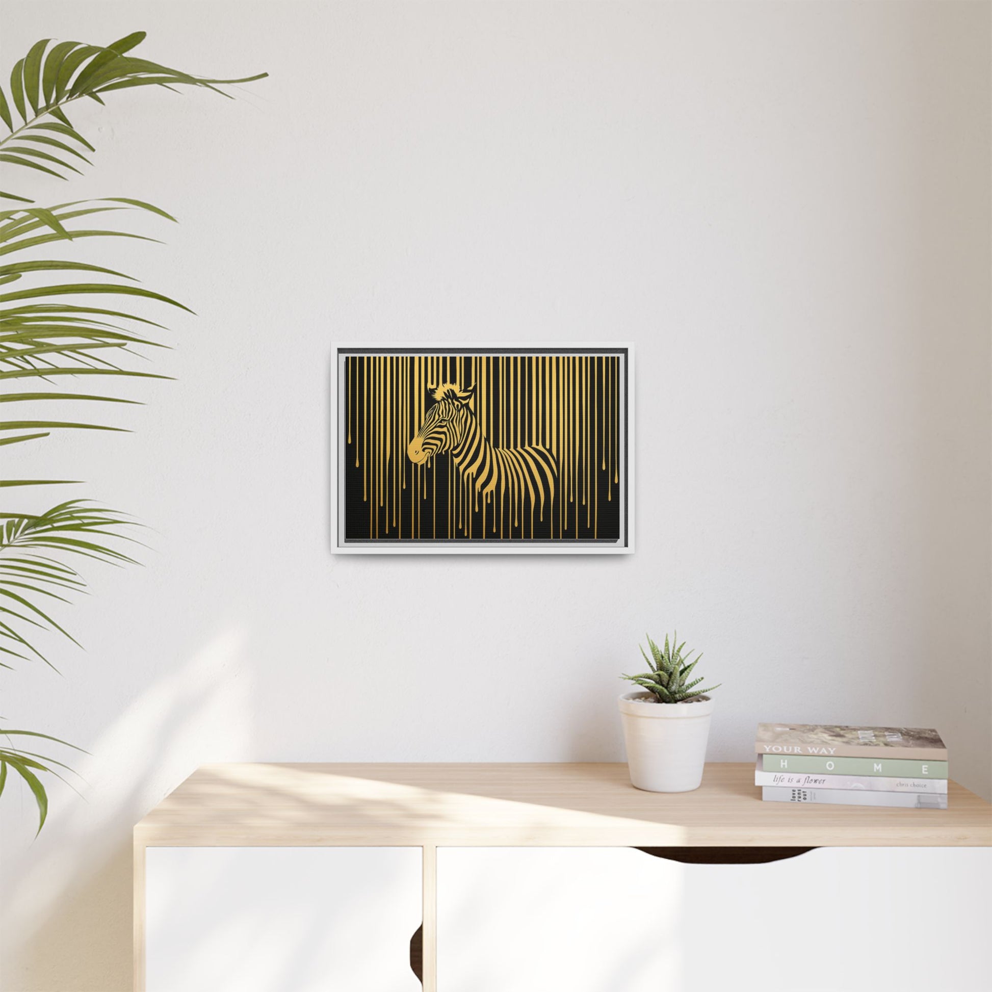 Gold Dripping Zebra
