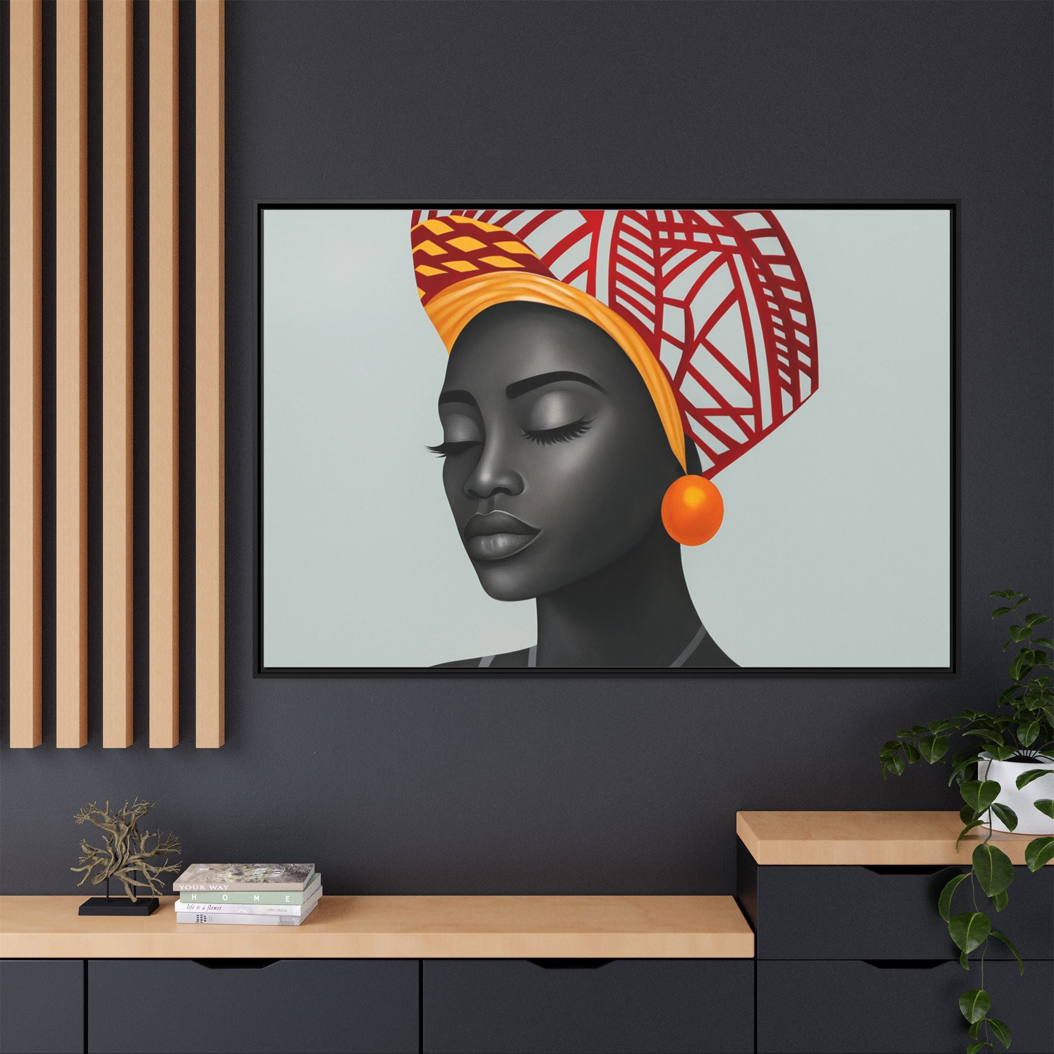 African Woman Humility