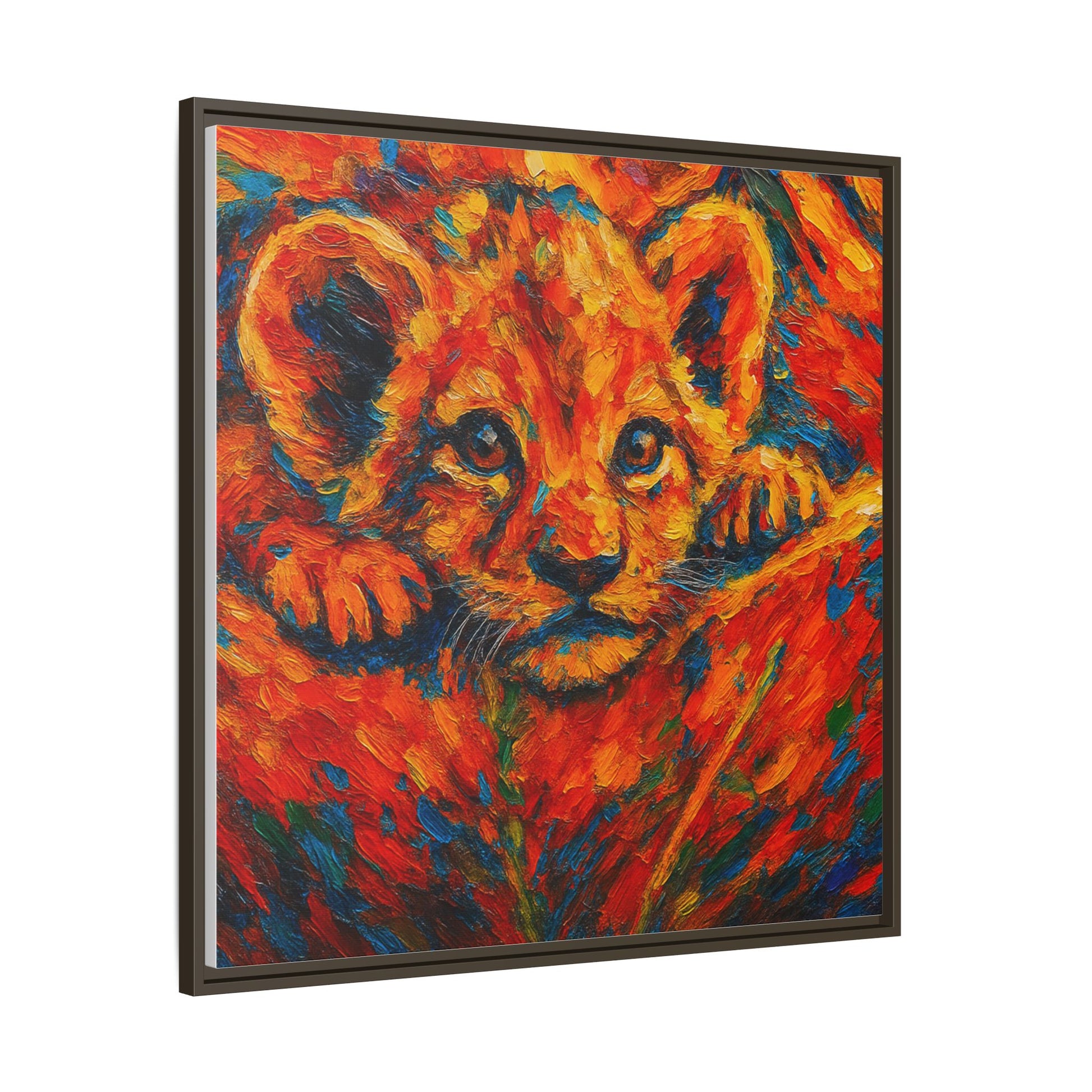 Vibrant Lion Cub