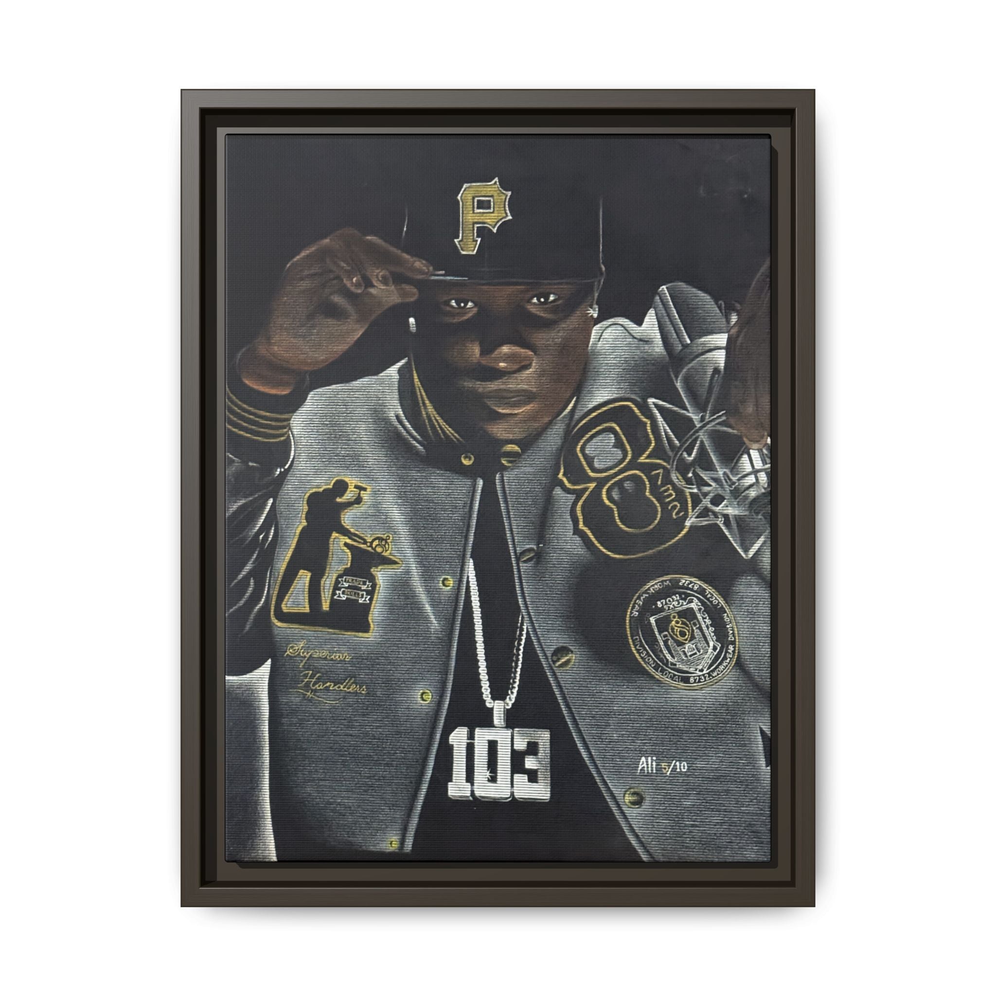 Canvas Looking in the Mirror Wall Art