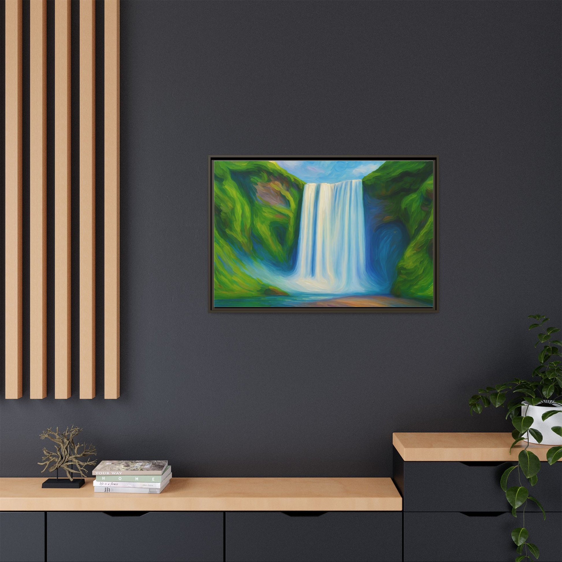 Serene Waterfall 1