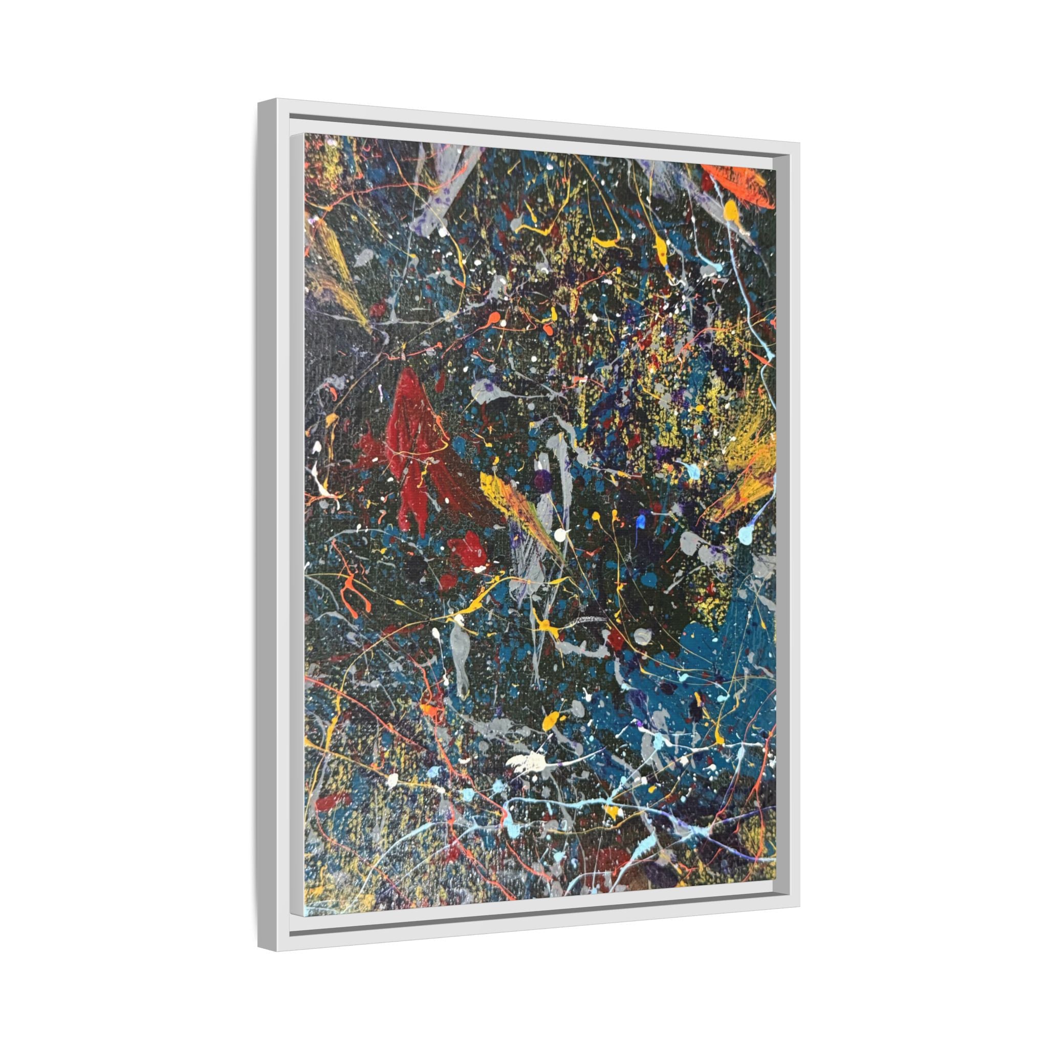 Colorful Abstract Framed Canvas Art