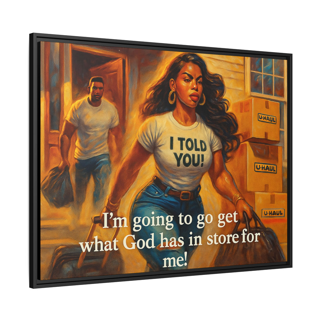 Inspirational Framed Canvas Art - Motivational Wall Decor, Home Office Wall Art, Gift for Her, Uplifting Quote Art, Positive Vibes [...]