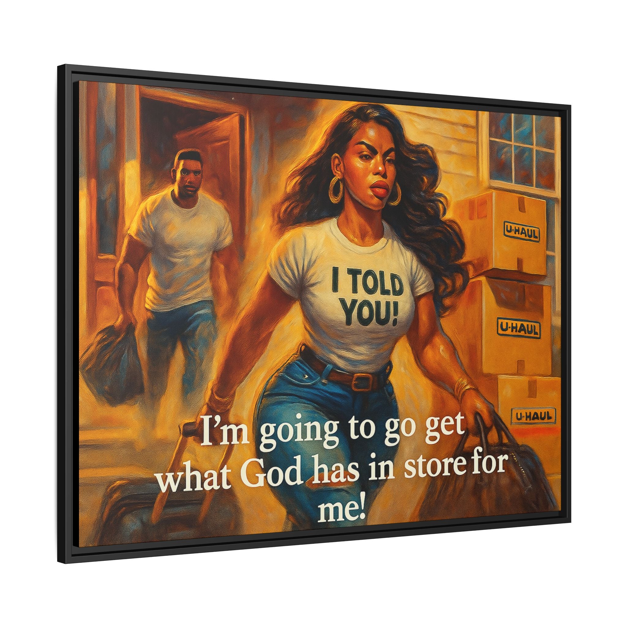 Inspirational Framed Canvas Art - Motivational Wall Decor, Home Office Wall Art, Gift for Her, Uplifting Quote Art, Positive Vibes [...]