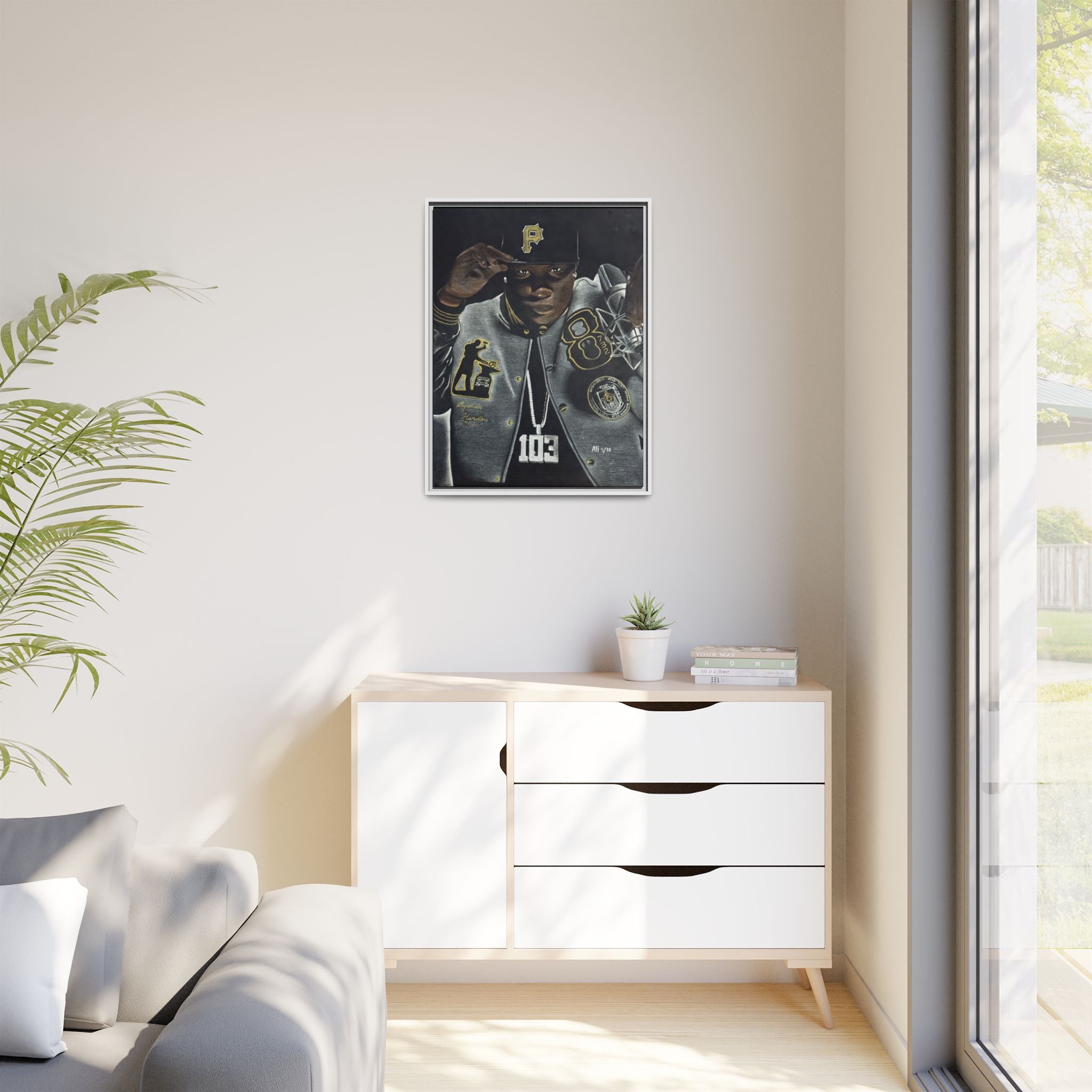 Canvas Looking in the Mirror Wall Art