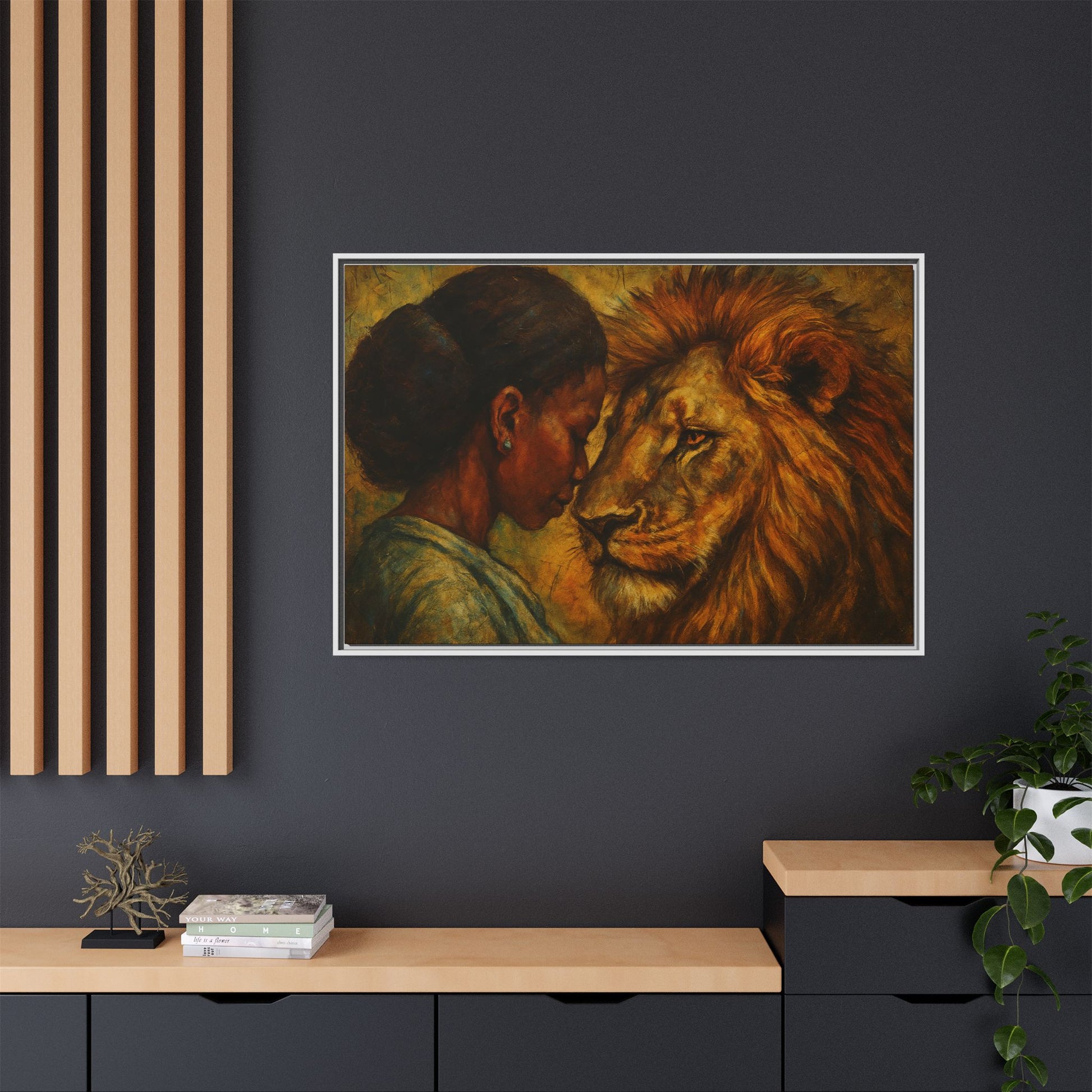 Lion and Woman
