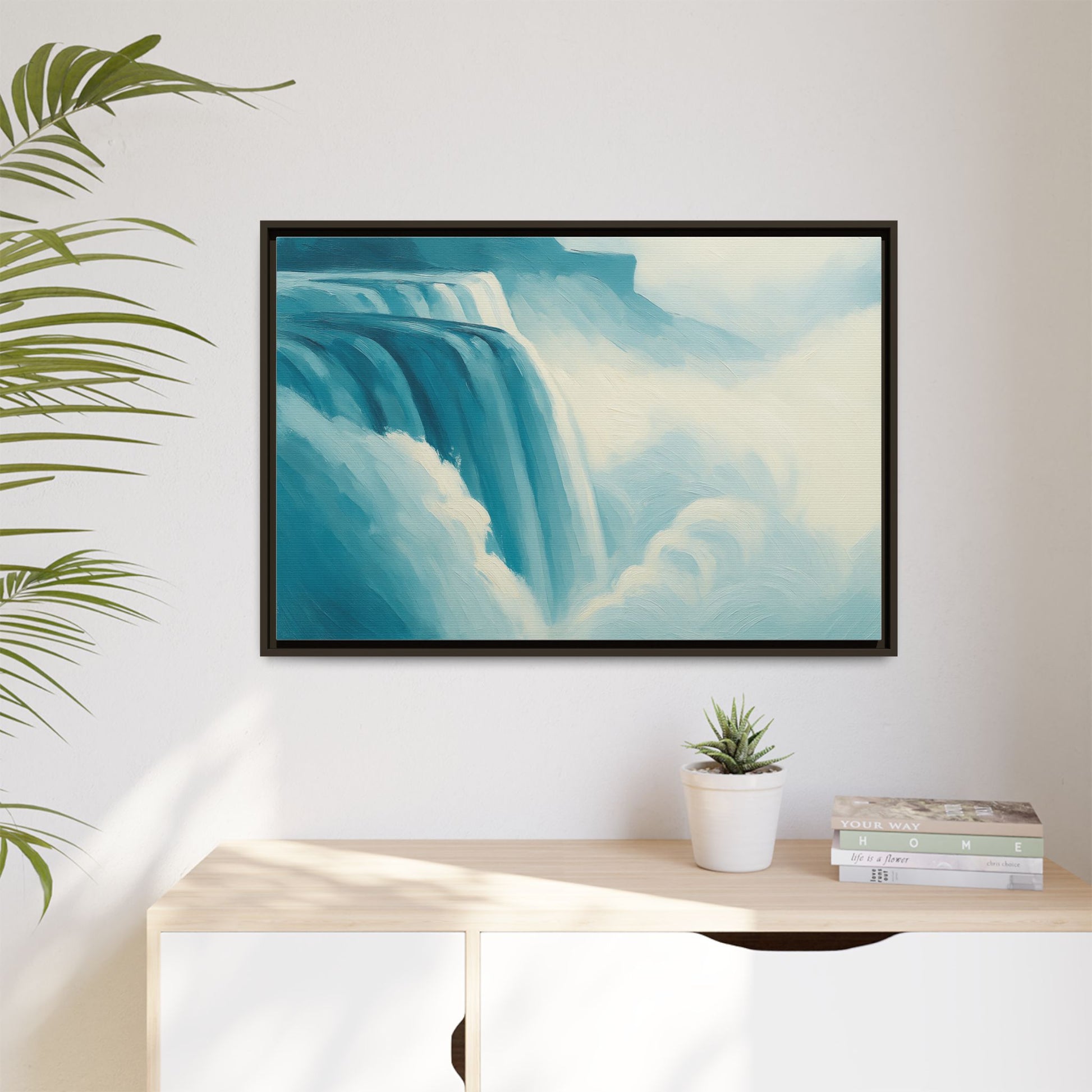 Blue Beautiful Waterfall